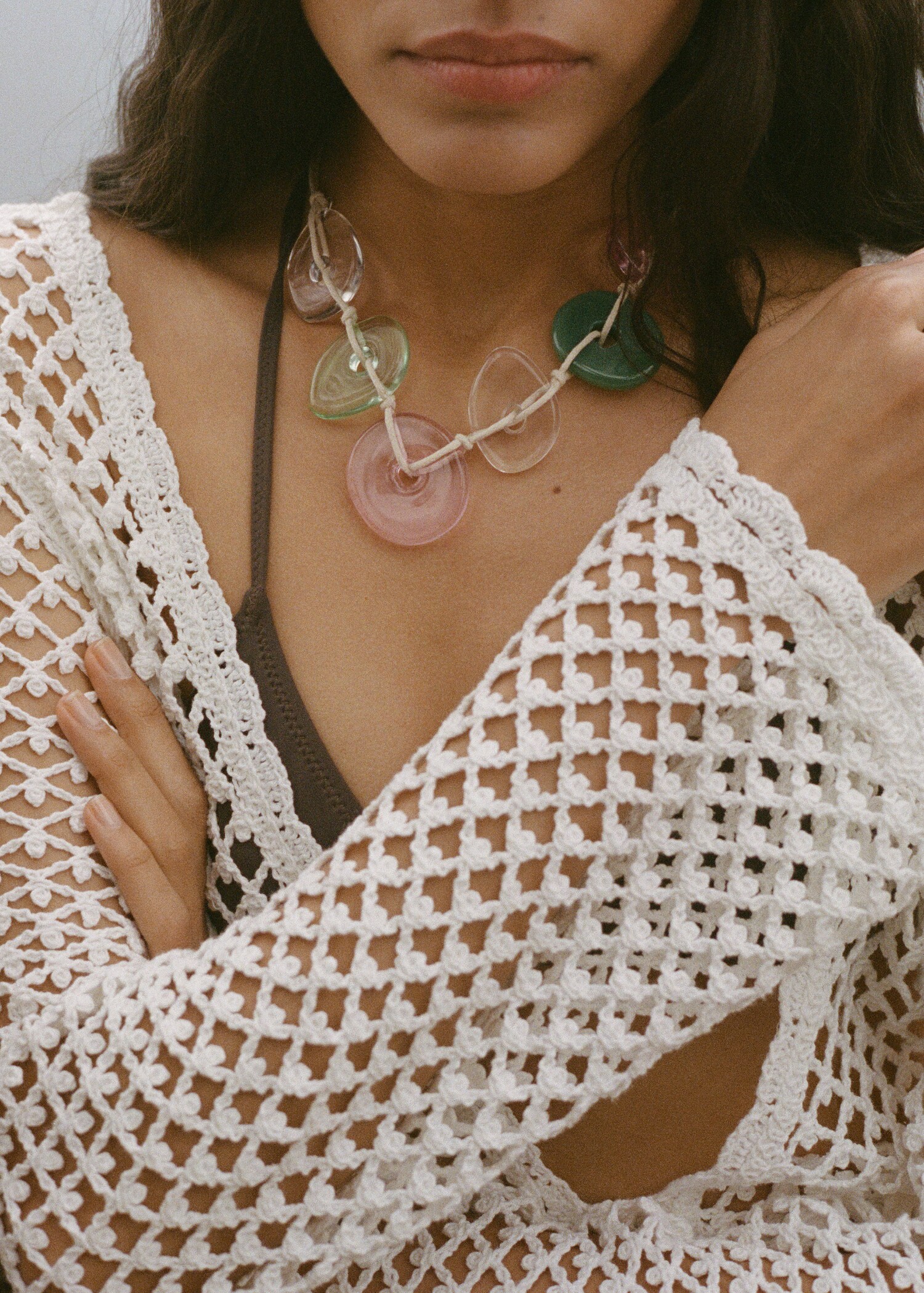Collier pendentifs combinés - Plan général