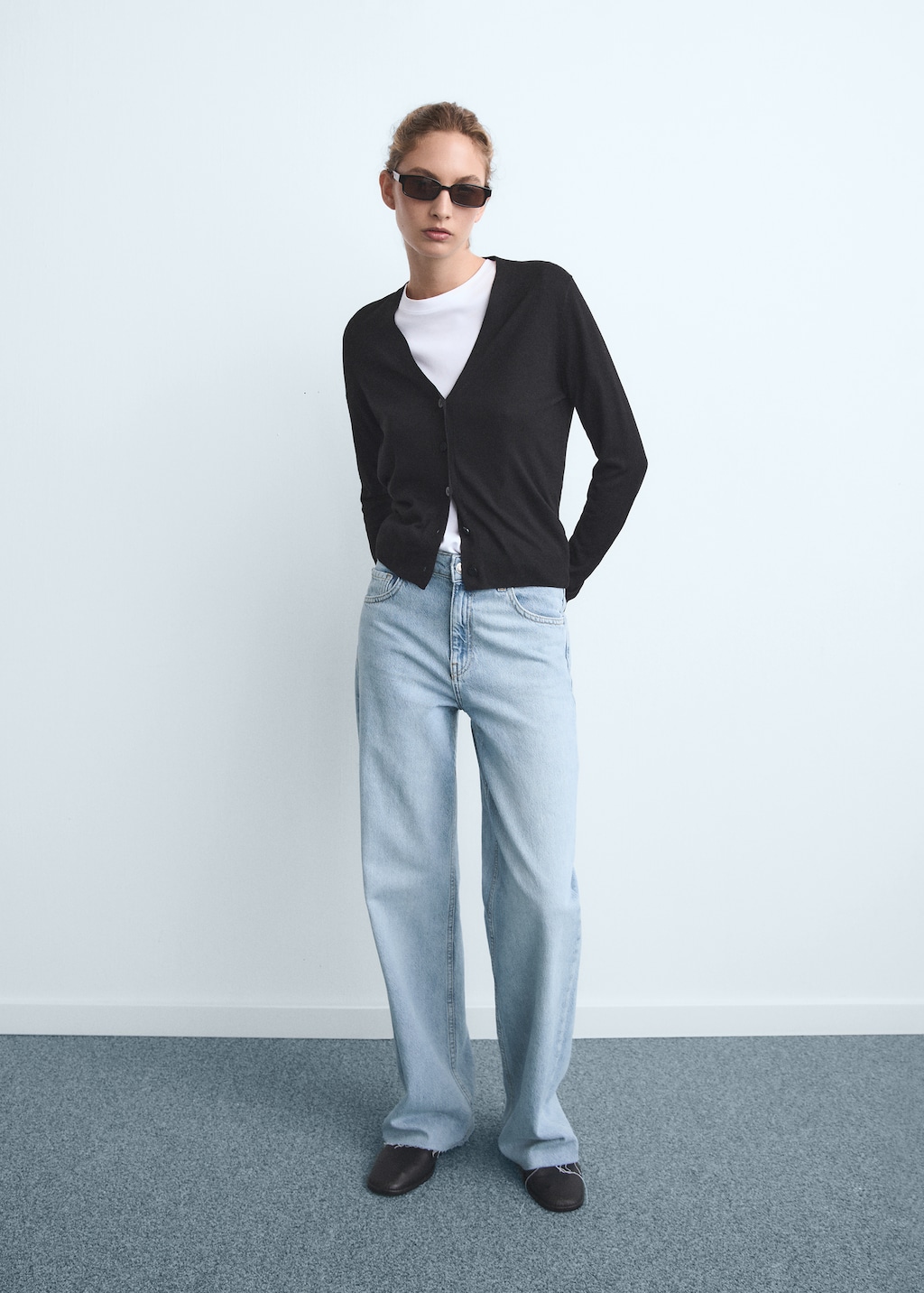 Mango Danila high-waisted wide-leg jeans