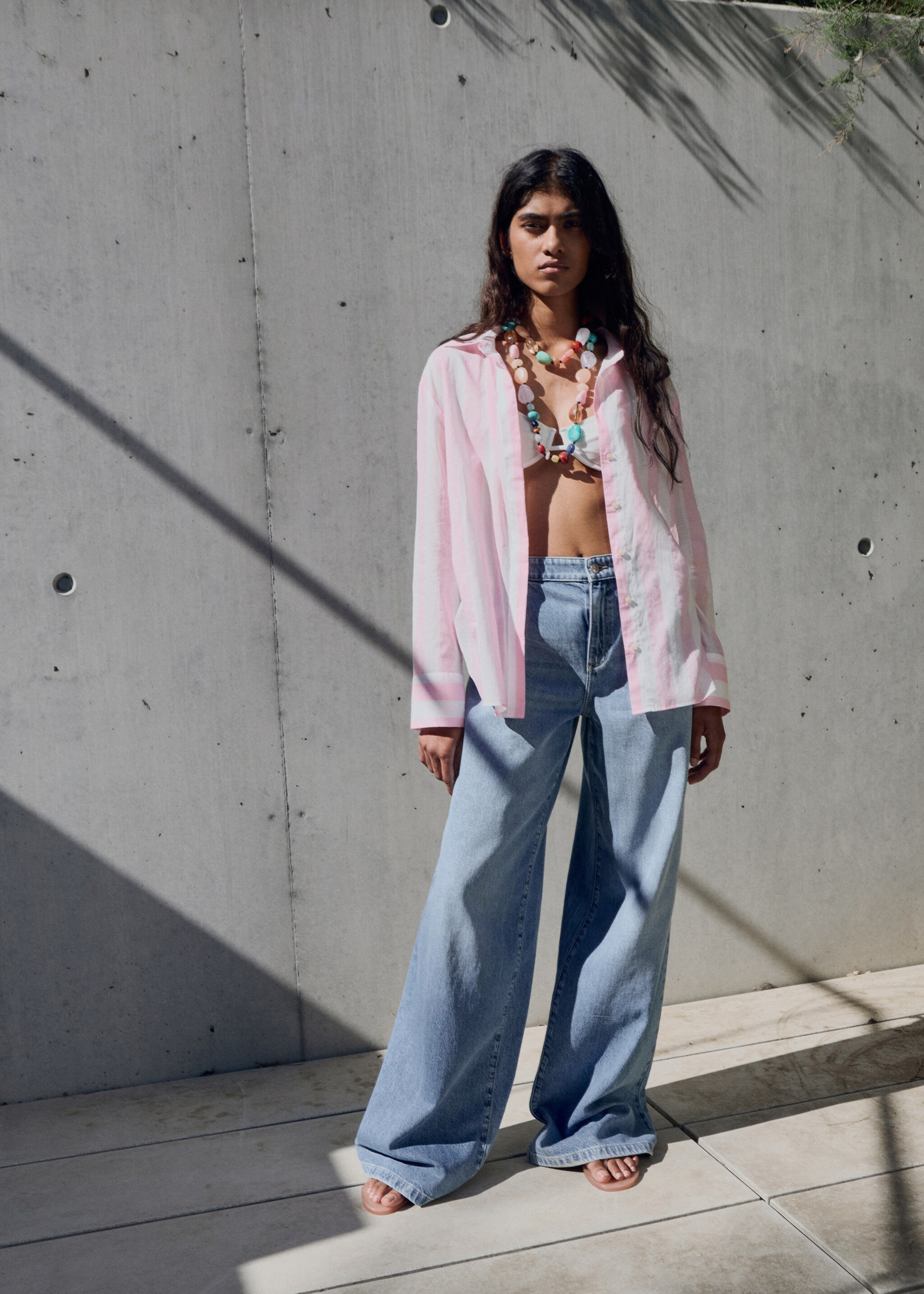Wideleg pensli jean pantolon - Genel plan