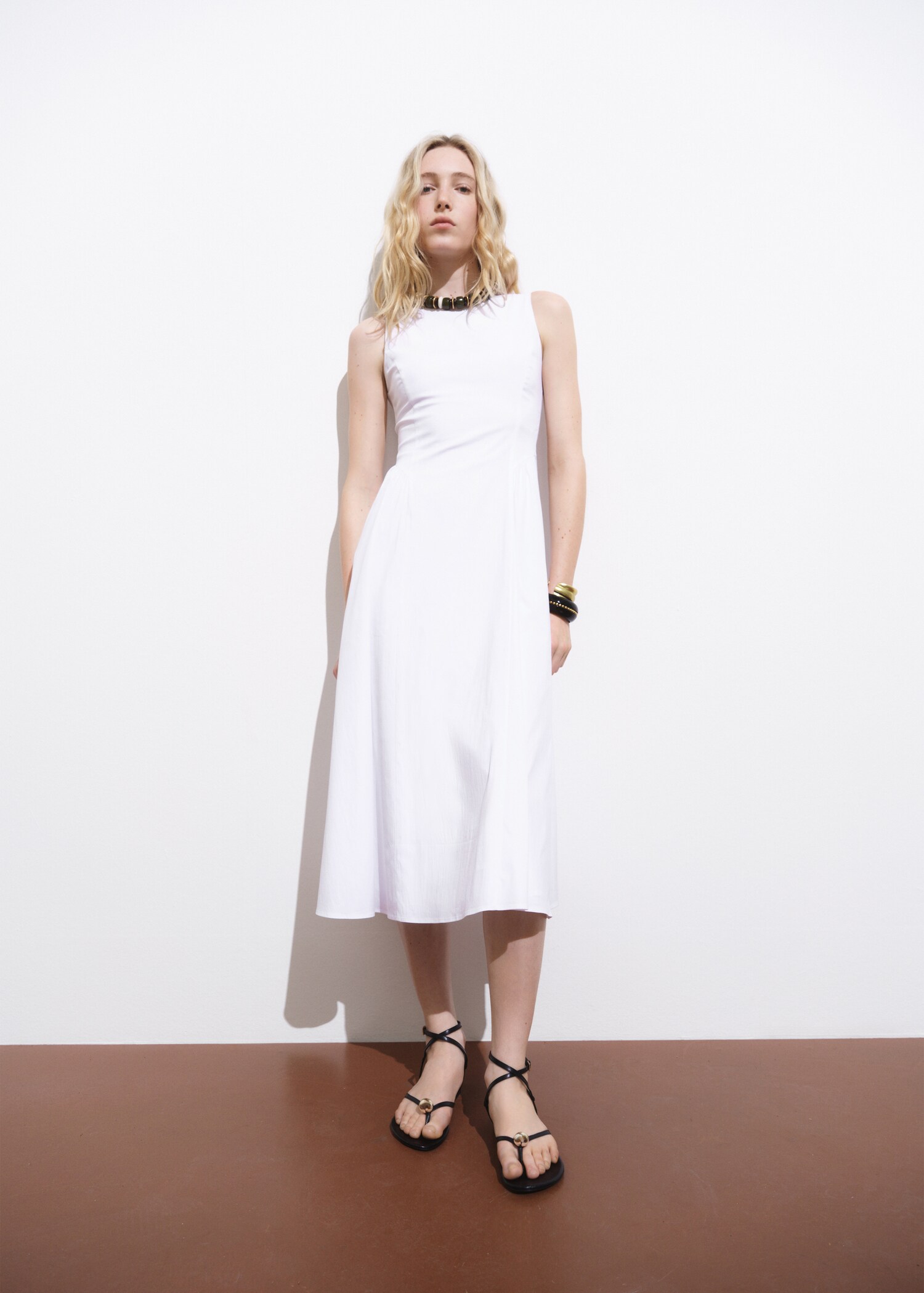 Robe midi évasée - Plan général