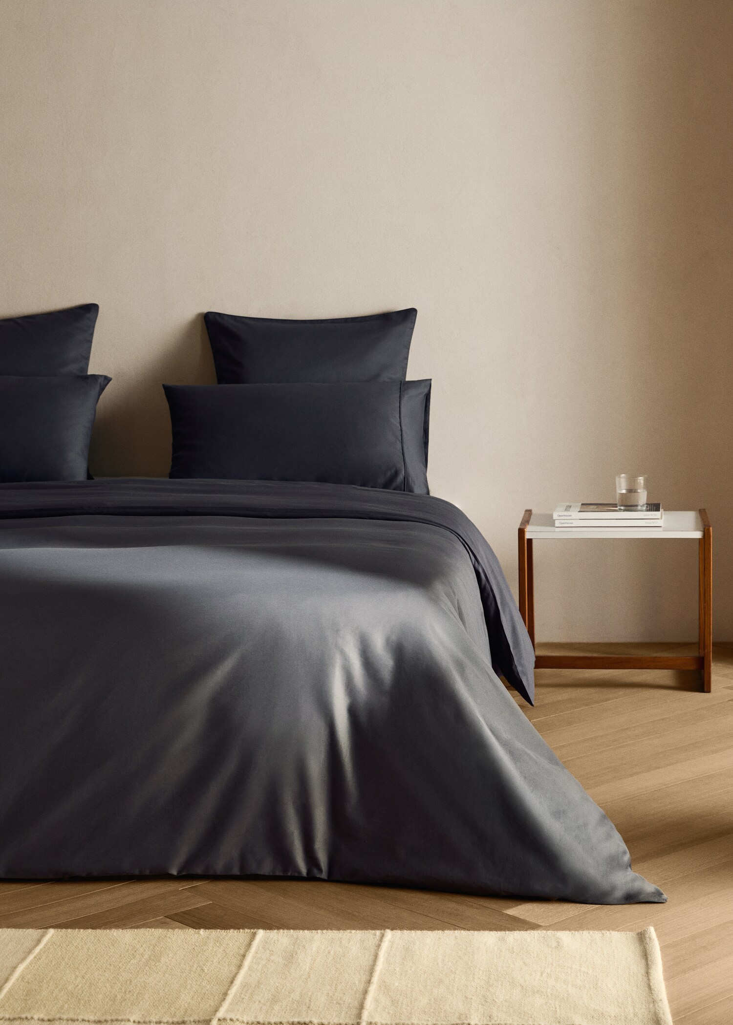 Bettbezug aus Baumwollsatin 600 Fäden für Bett 200 cm - Allgemeine Ansicht