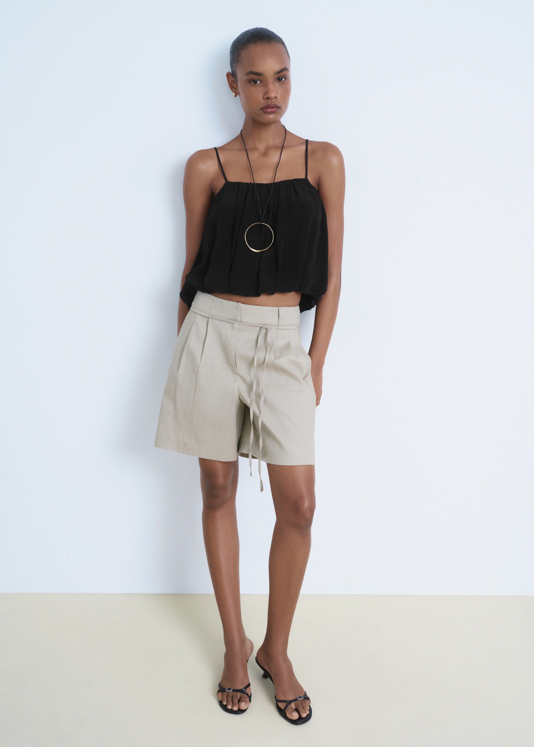 Balloon crop top - General plane