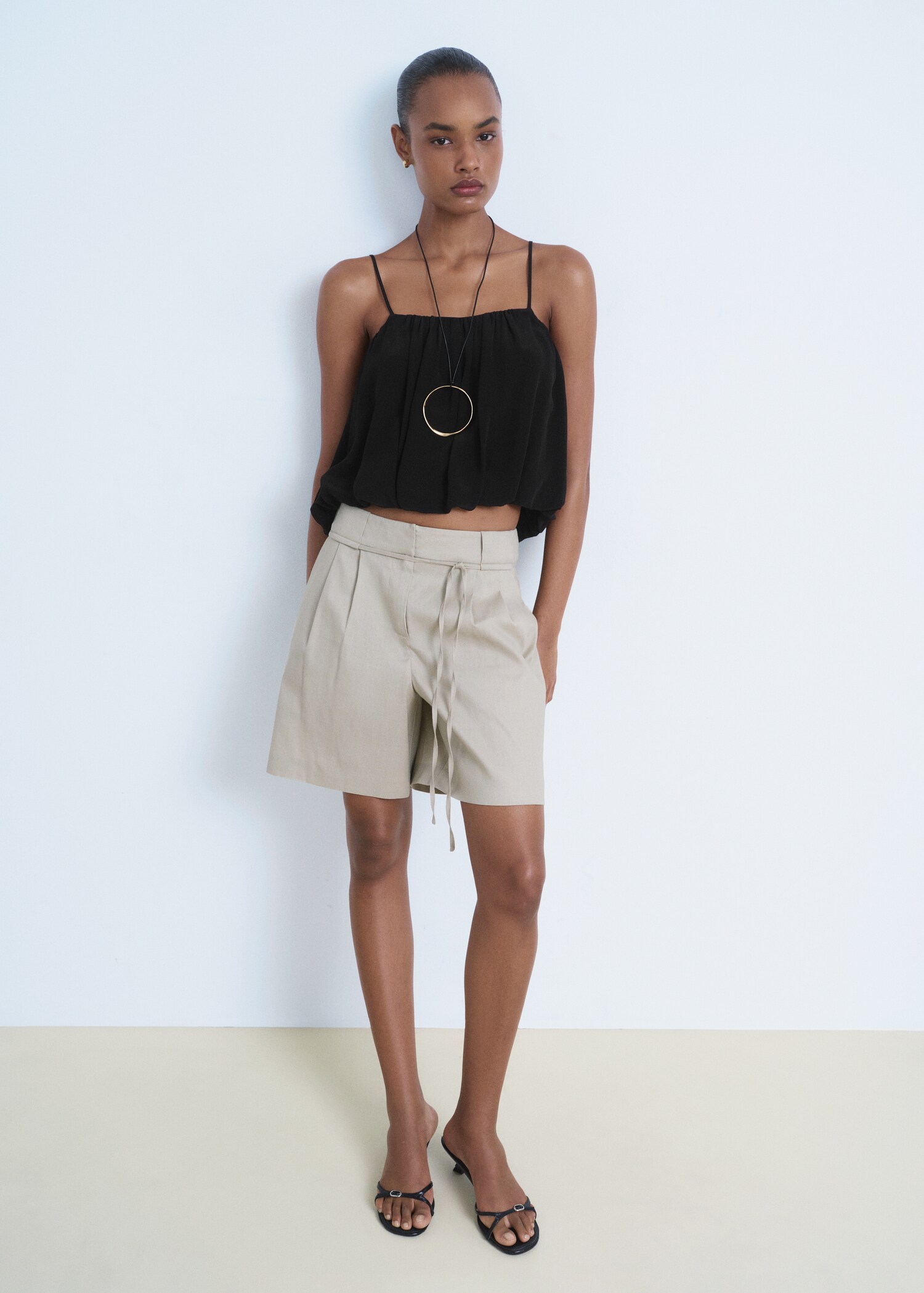 Balloon crop top - General plane