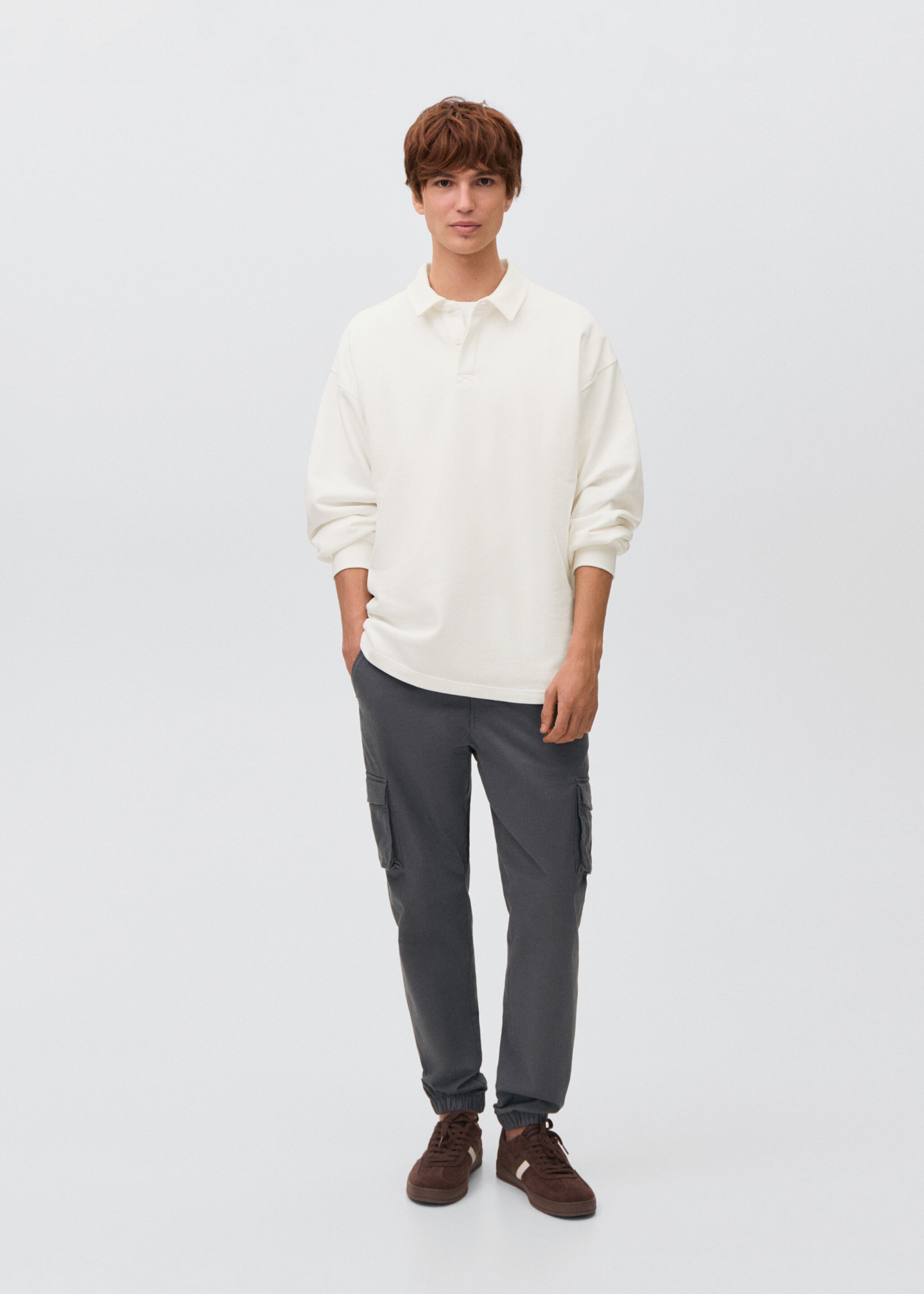 Cargo joggers with drawstring - General plane