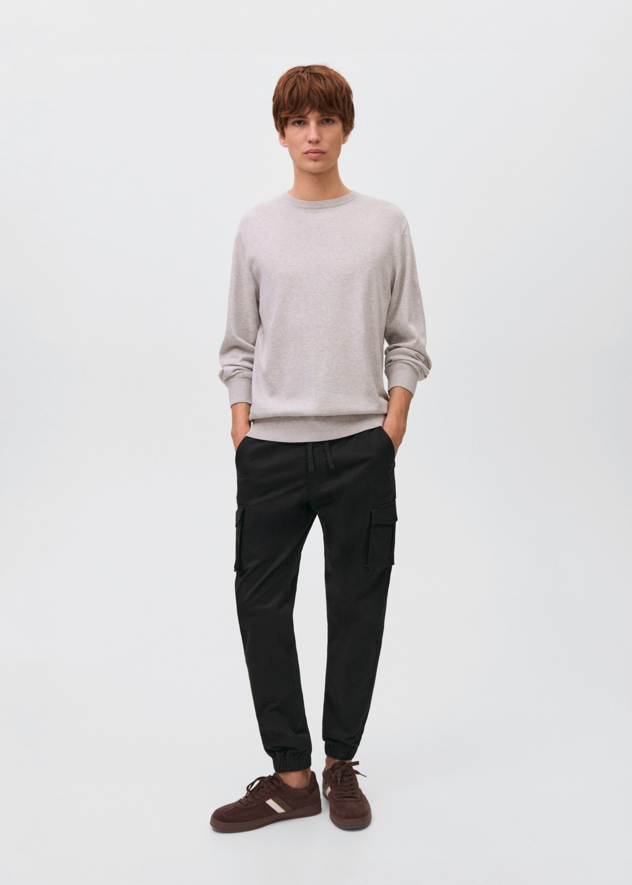 Cargo joggers with drawstring - General plane