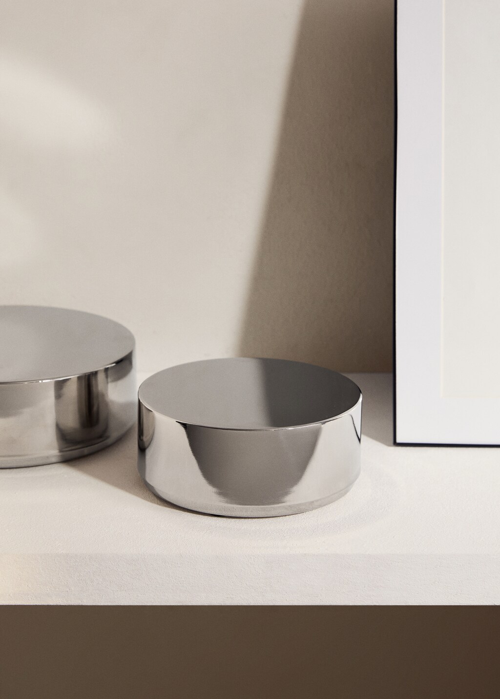 Small round metal box