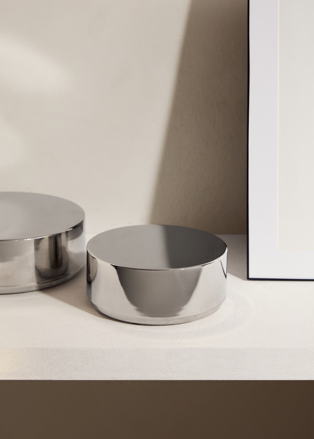 Small round metal box