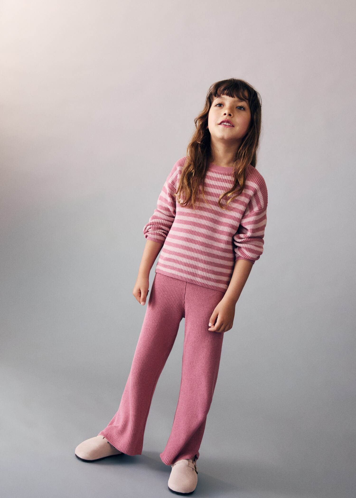 Pull-over maille détail boutons - Plan général