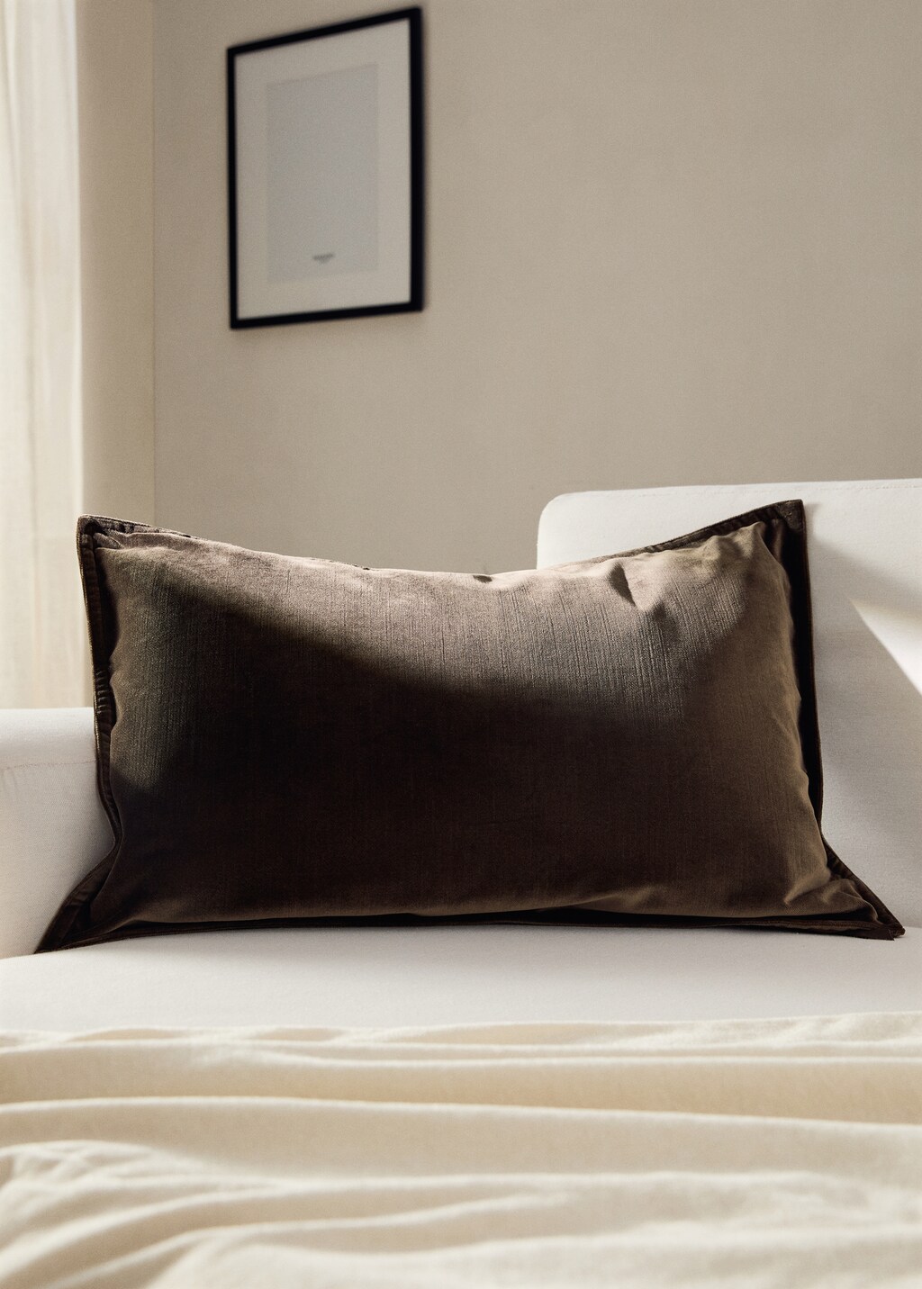 Velvet cushion cover 40x60 cm
