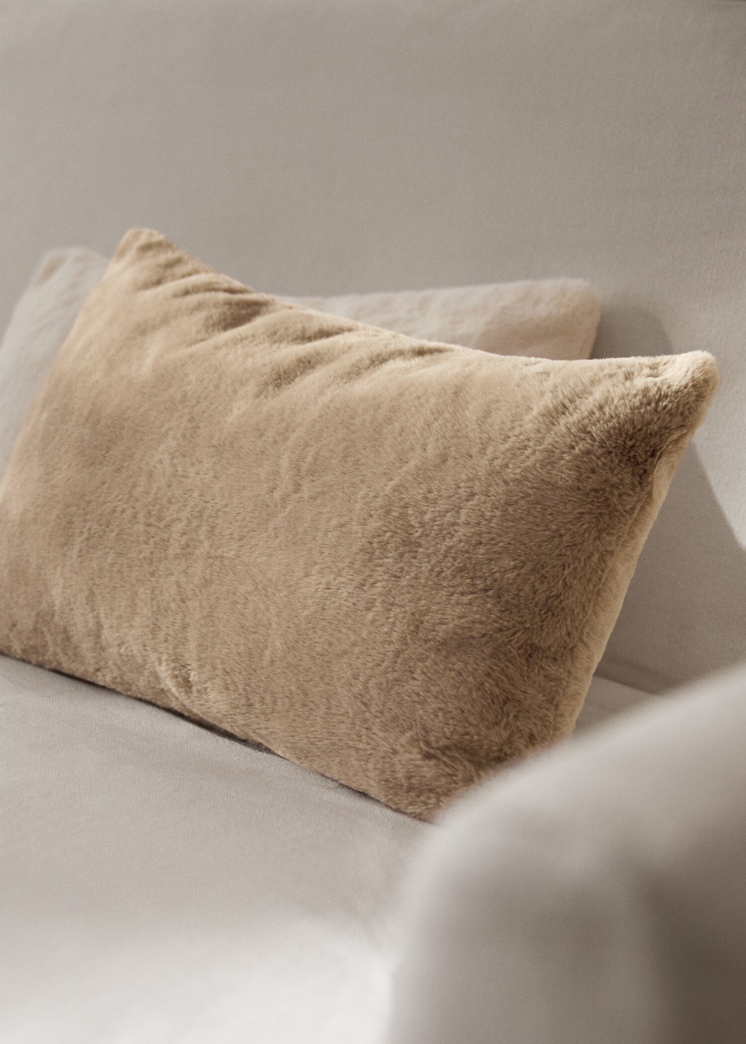 Housse de coussin effet fourrure 30x50 cm - Plan général