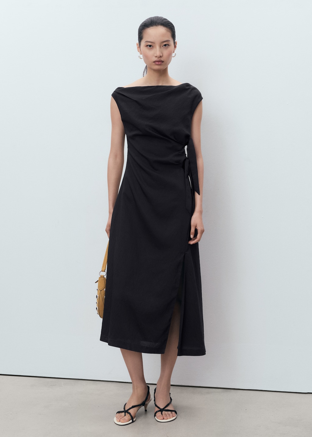 Asymmetrical knotted dress - image 2