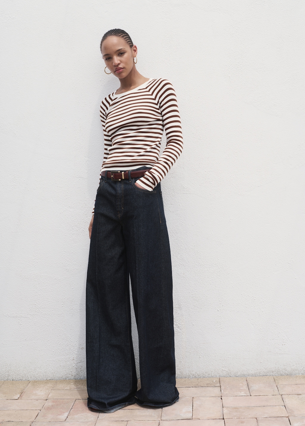 Mango Long-sleeved fine-knit sweater