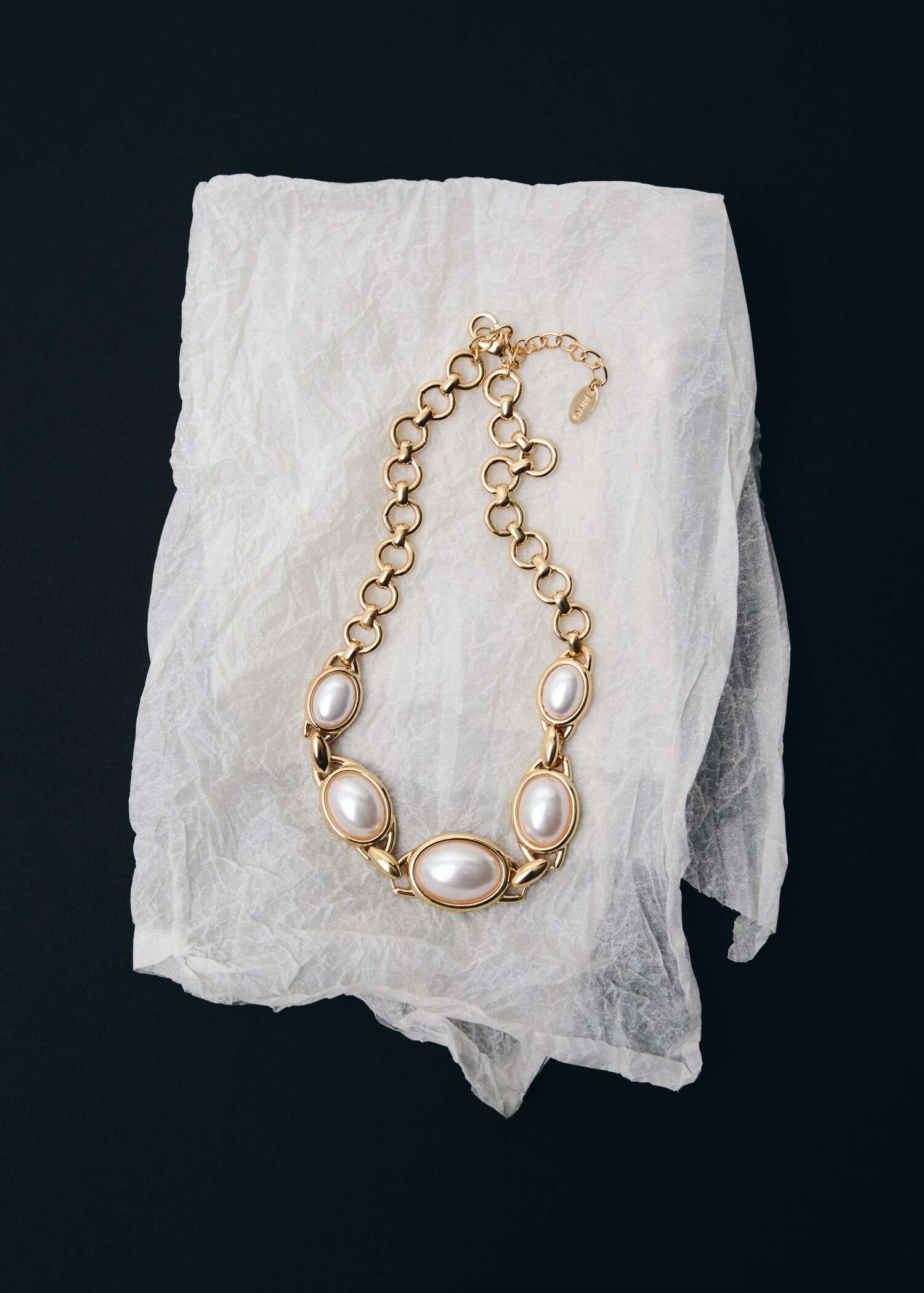 Collier combiné perles - Plan général