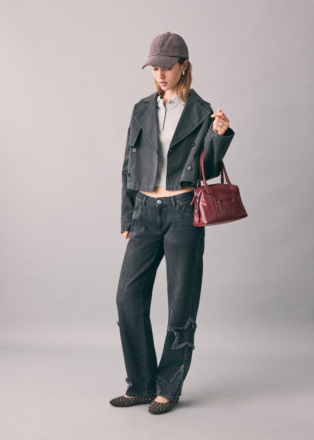 Mini structured handbag