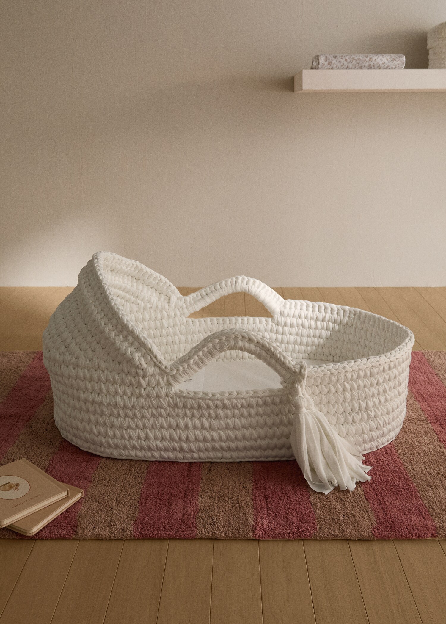 Crochet baby Moses basket - General plane