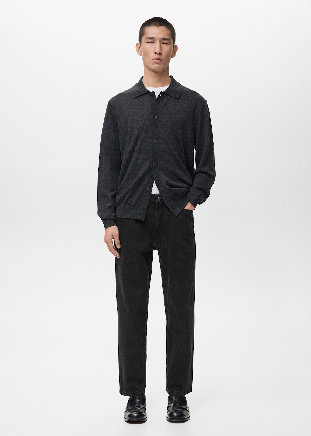 Sammy cropped carrot-fit jeans - Men | MANGO Canada