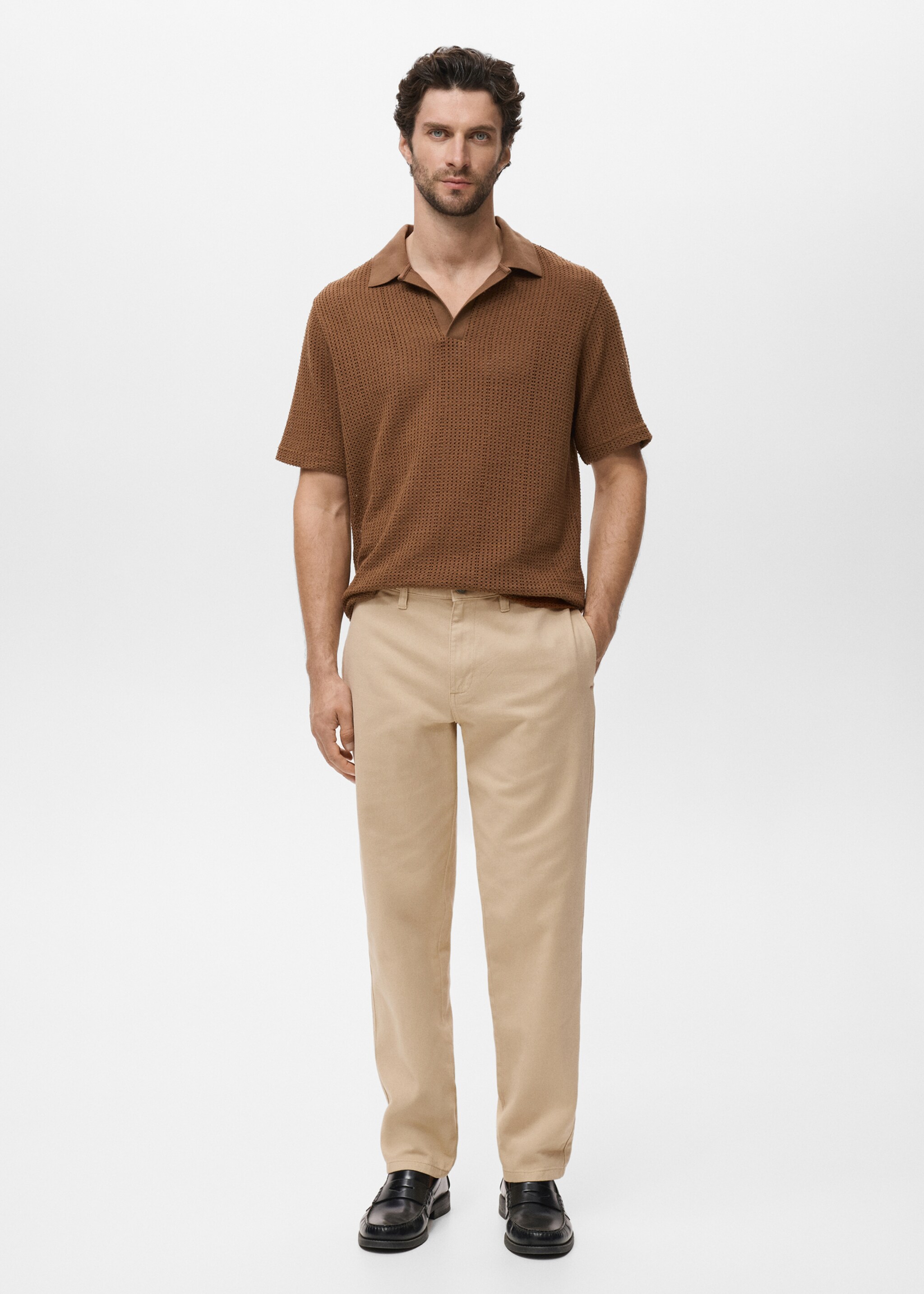 Jeans chet - Allgemeine Ansicht, Beige. Ref: 17005151-00.