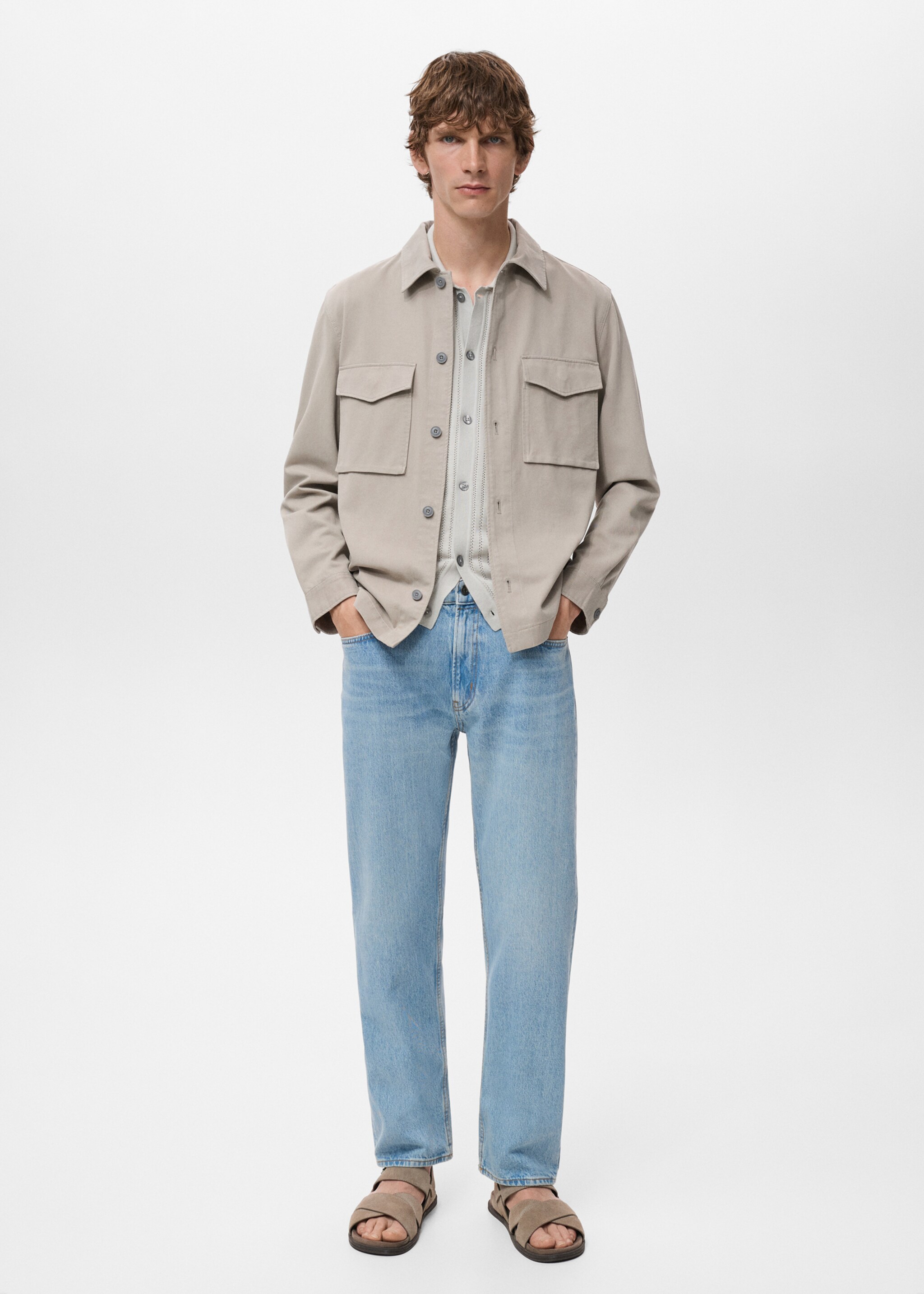 Moby straight-fit light-wash jeans - General plane, Medium Vintage Blue. Ref: 17005154-00.