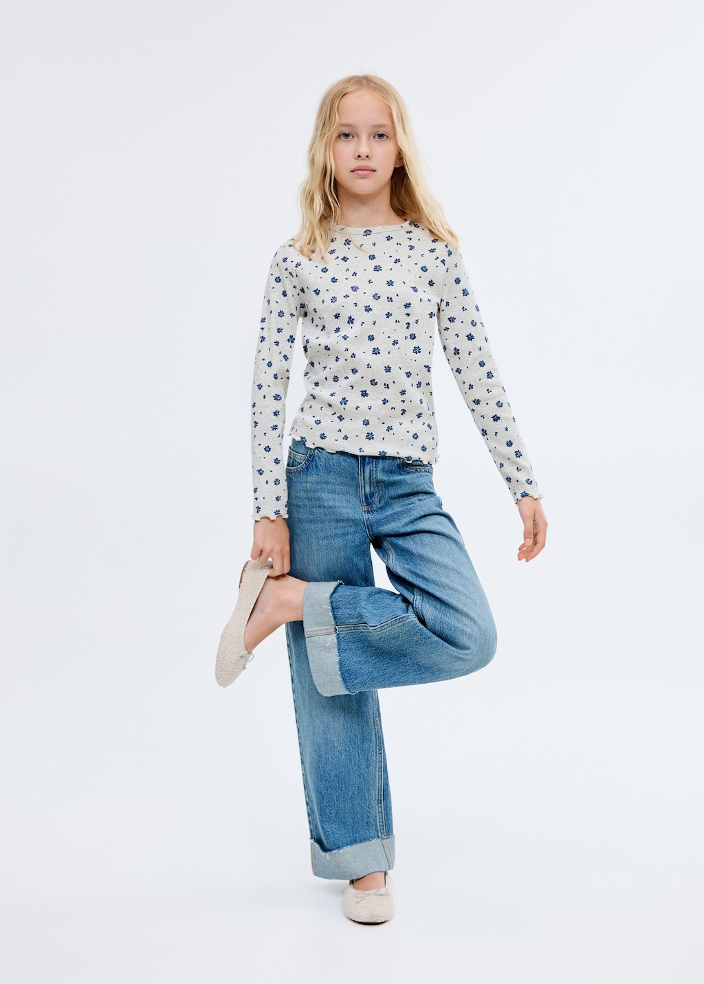 Floral-print t-shirt