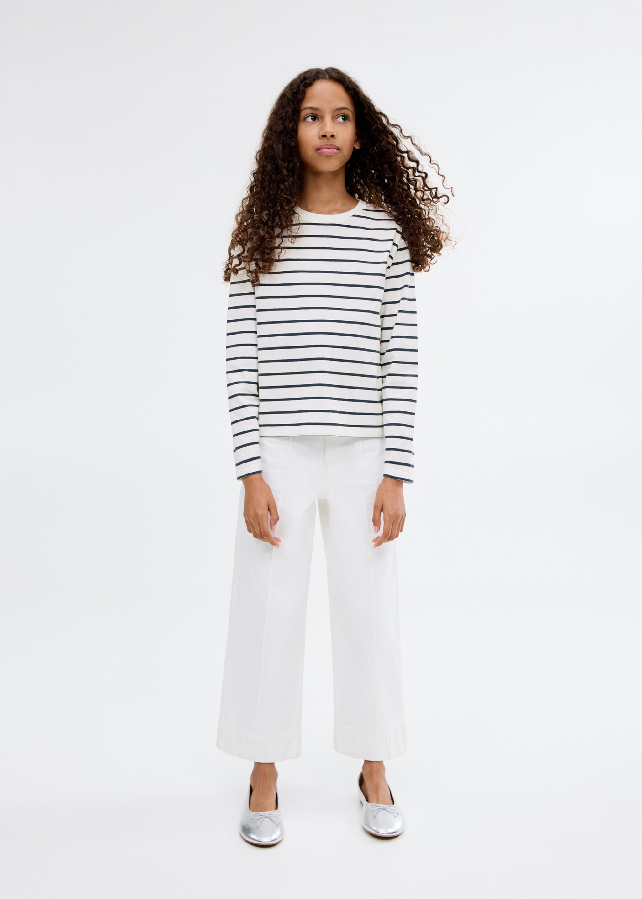 Striped cotton T-shirt - General plane, Navy. Ref: 17005177-00.