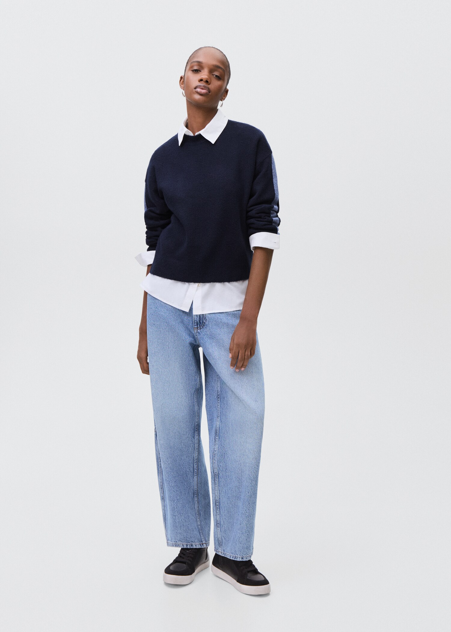 Knit embroidered sweater - General plane