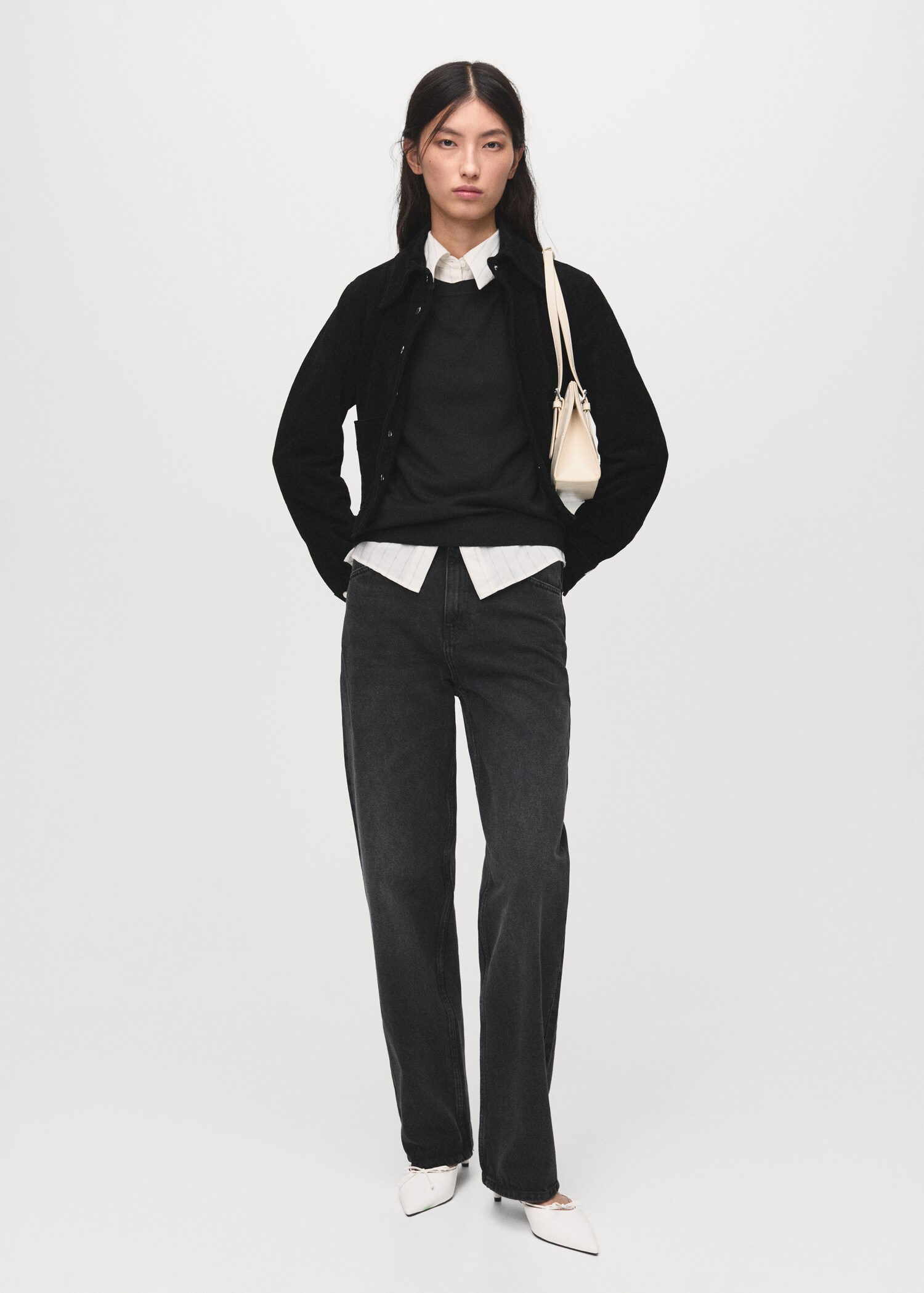Pull-over maille fine col rond - Plan général