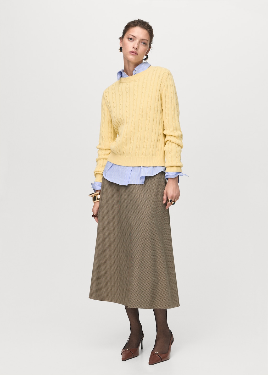Braided knitted sweater - image 2