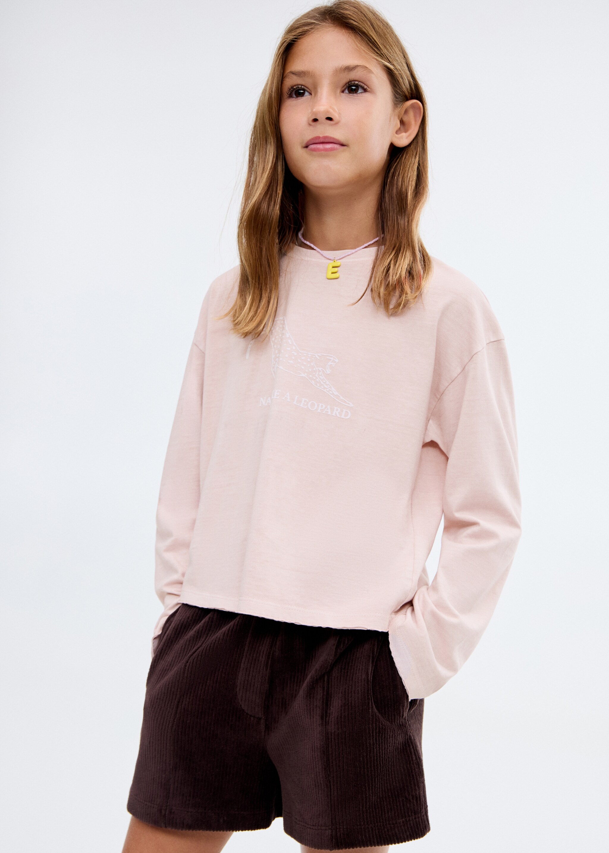 Printed cotton-blend T-shirt - General plane, Pink. Ref: 17006341-00.