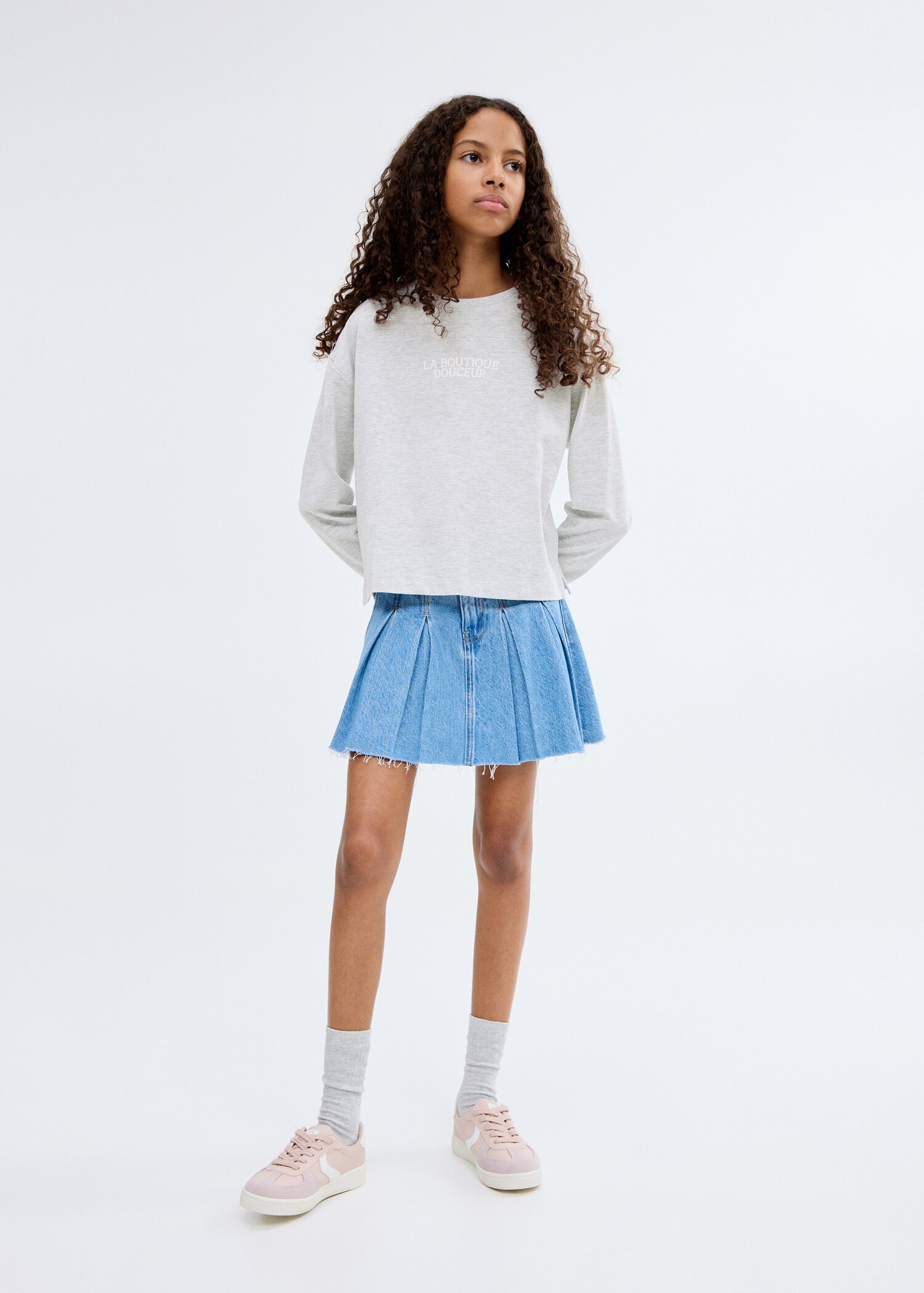 T-shirt manches longues imprimé - Plan général