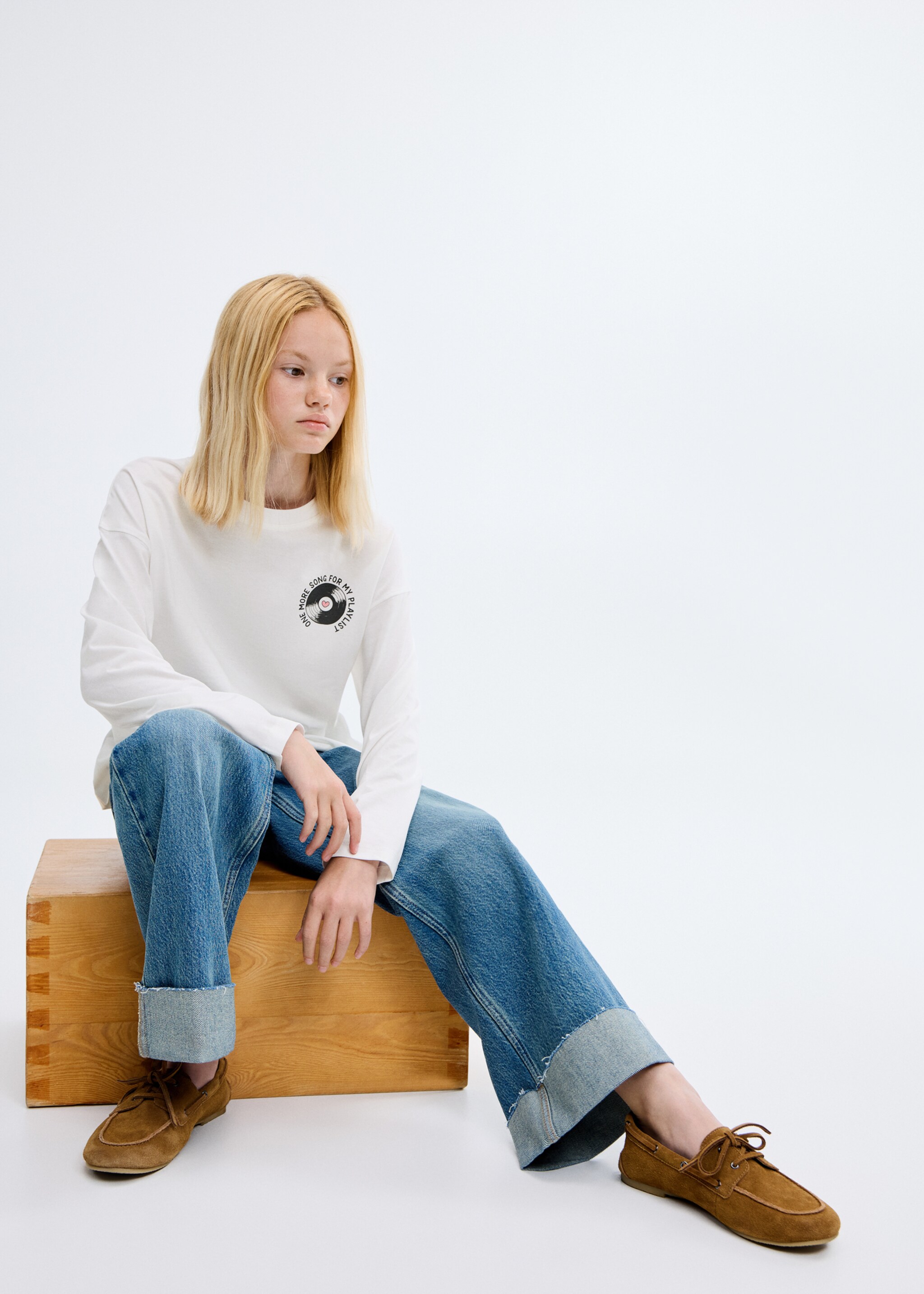 Printed cotton-blend T-shirt - General plane, Off White. Ref: 17006347-00.