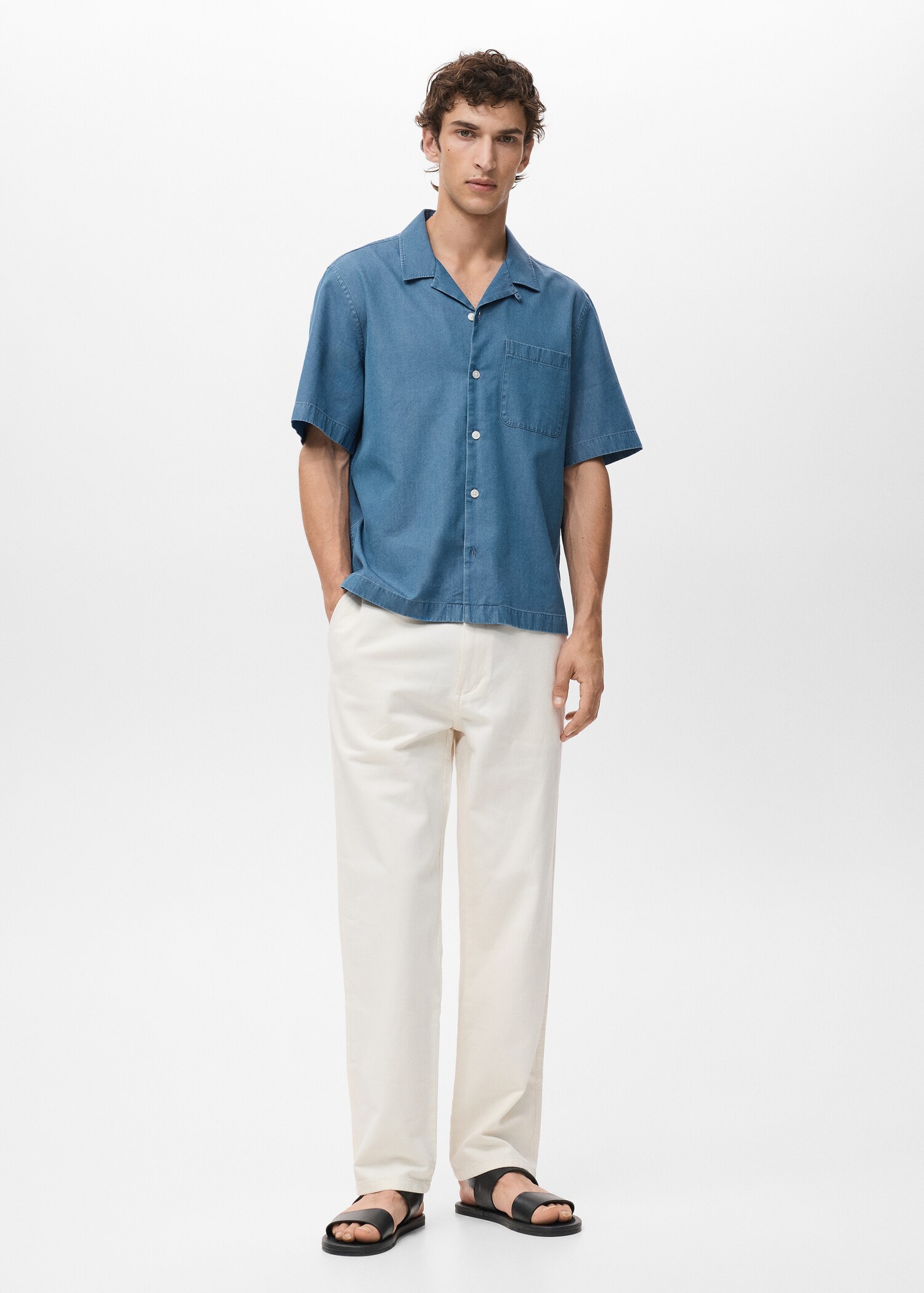 Camisa vaquera 100% algodón - Plano general