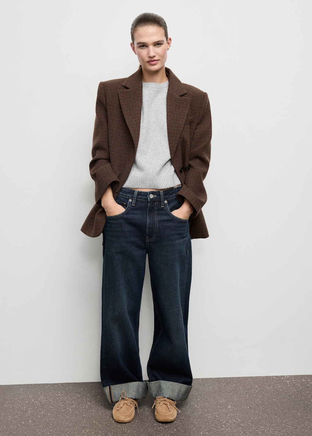 Mango Short-sleeved knitted sweater