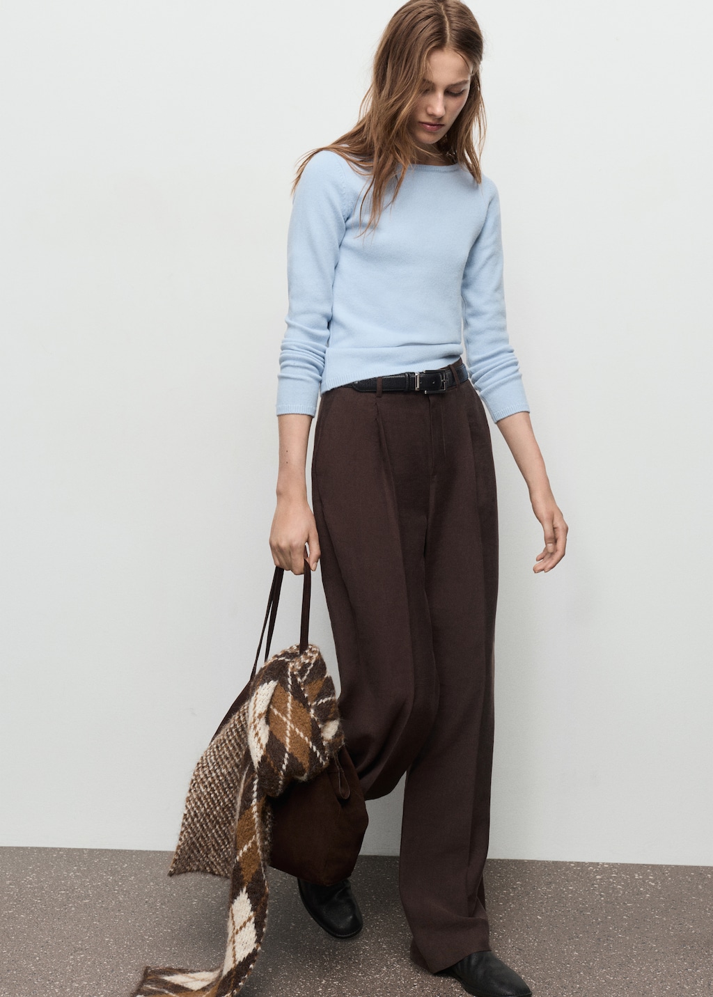 Mango Boat neck sweater