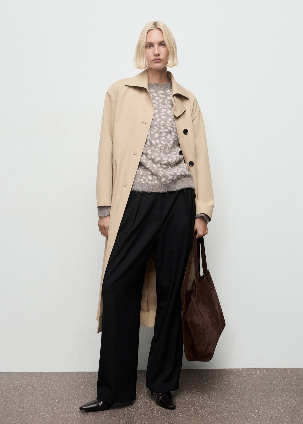 Mango Animal print sweater