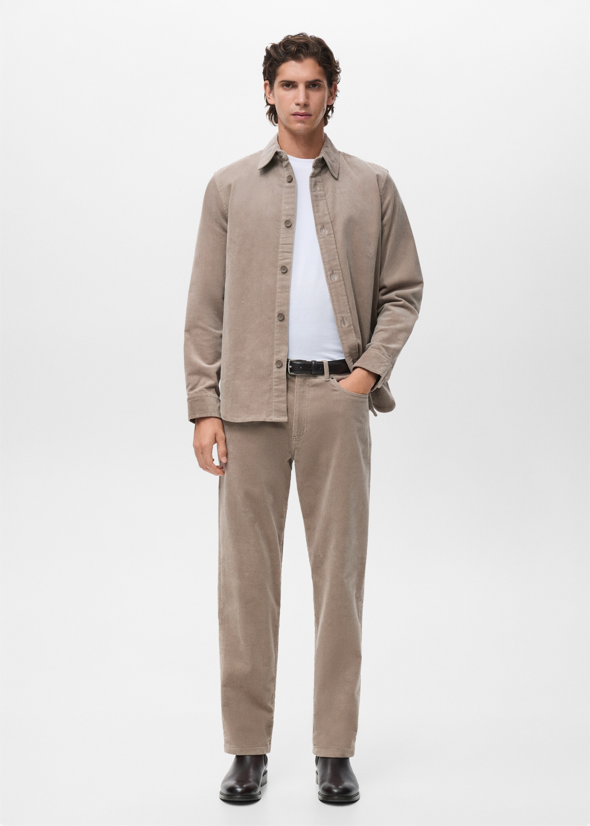 Trousers pompeia - General plane, Mink Grey. Ref: 17007889-00.