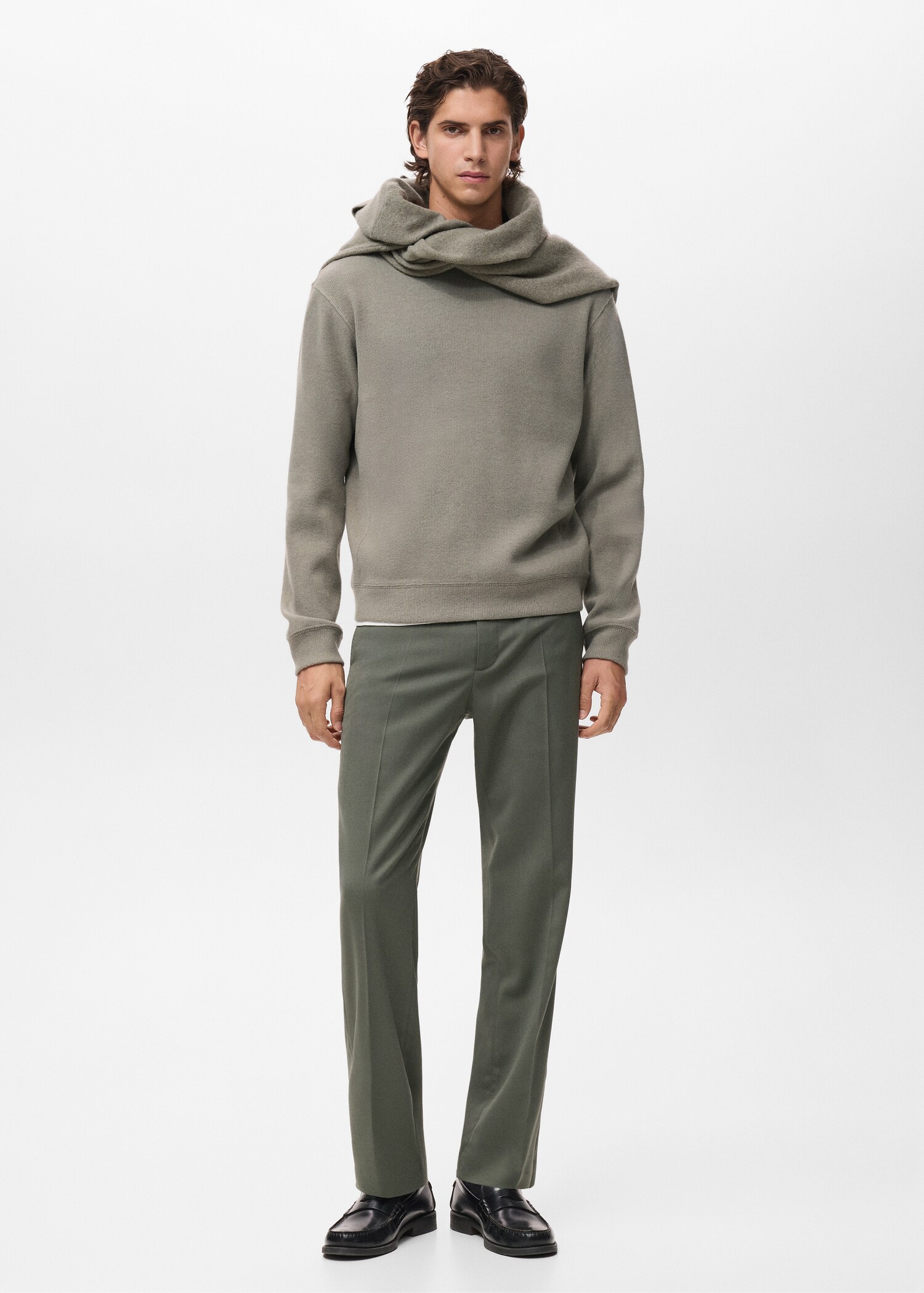 Sweat en maille regular fit - Plan général