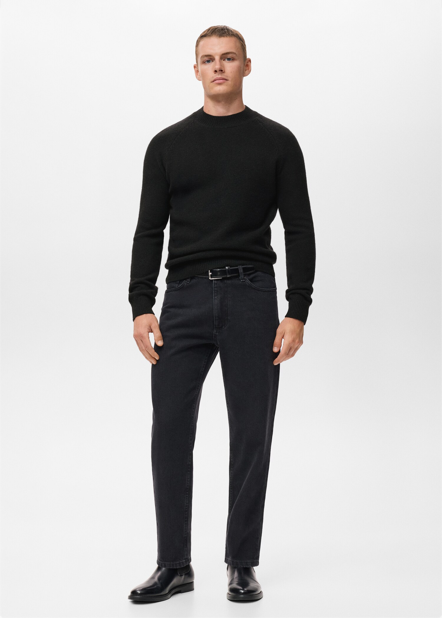 100% Italian wool knitted sweater - General plane