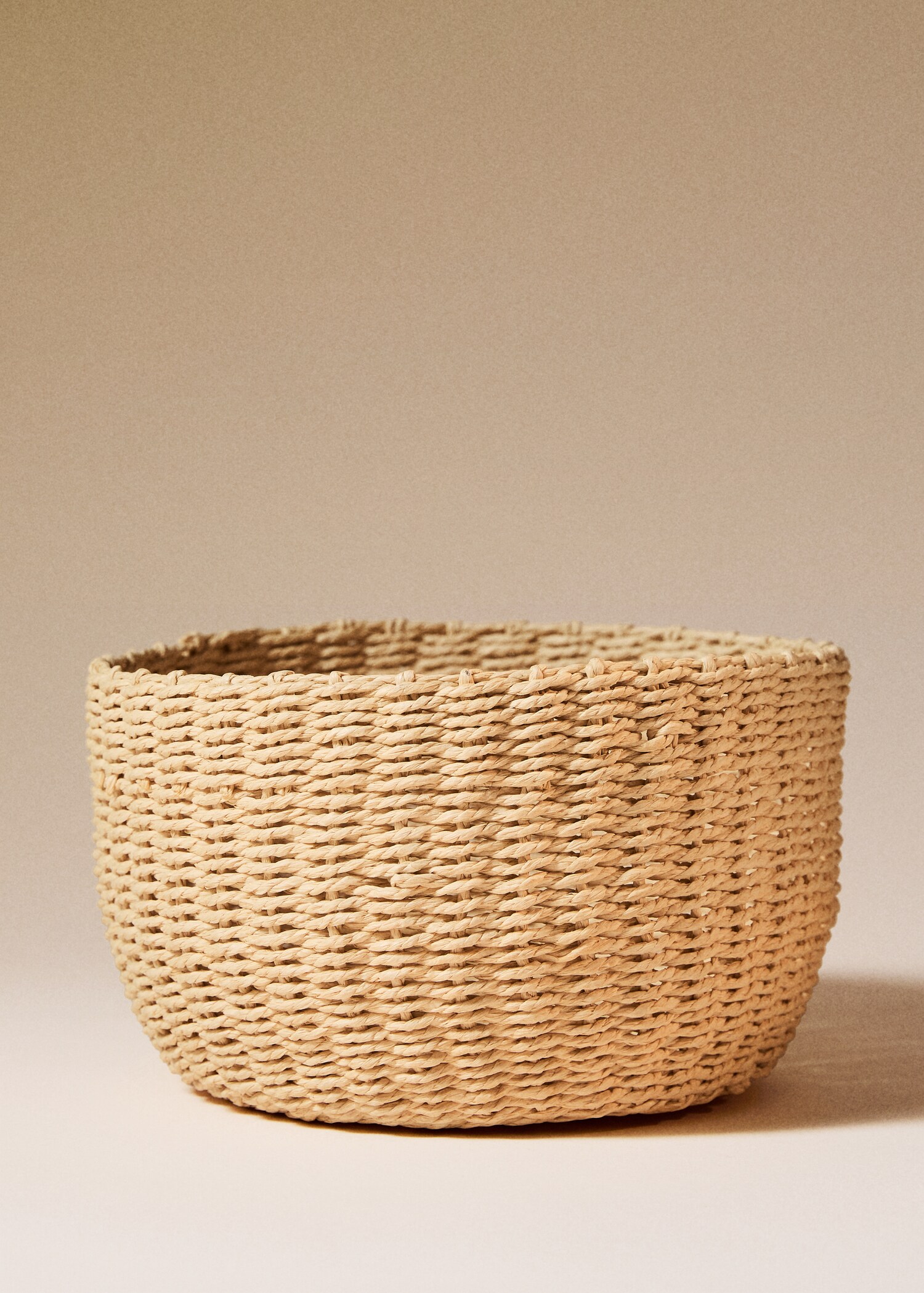 Round paper basket - General plane