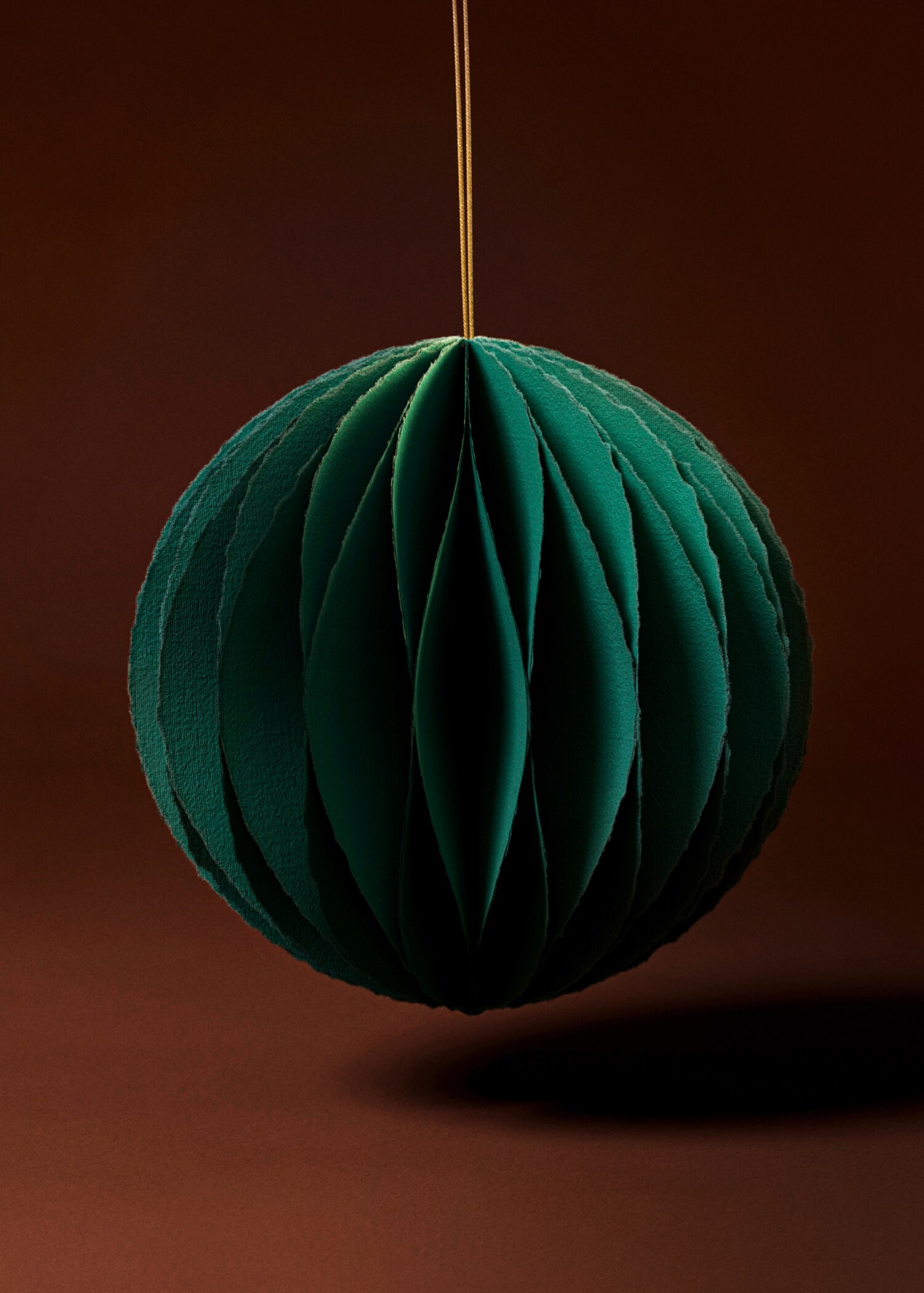 Spherical paper tree decoration - General plane