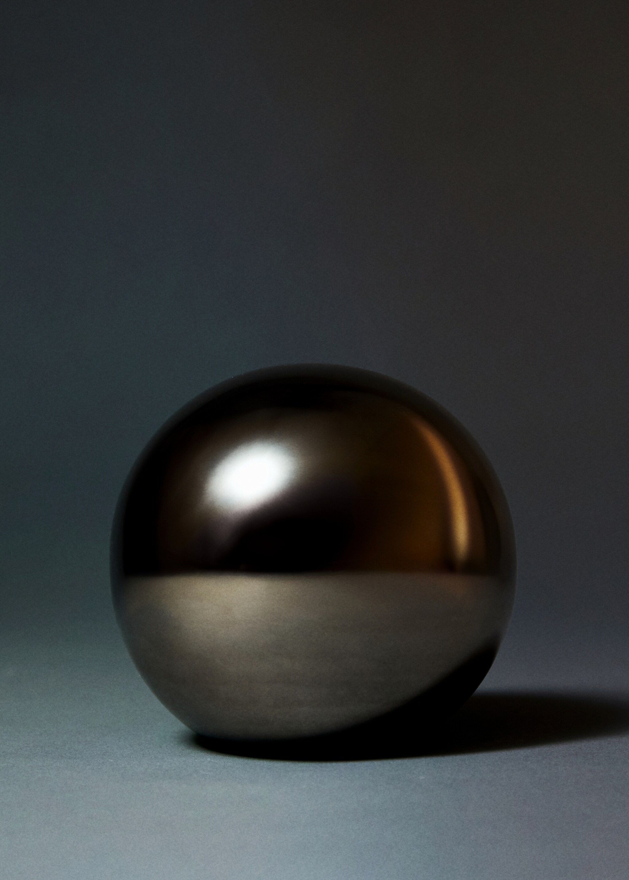 Medium ceramic decorative marble - General plane, Silver. Ref: 17008305-00.