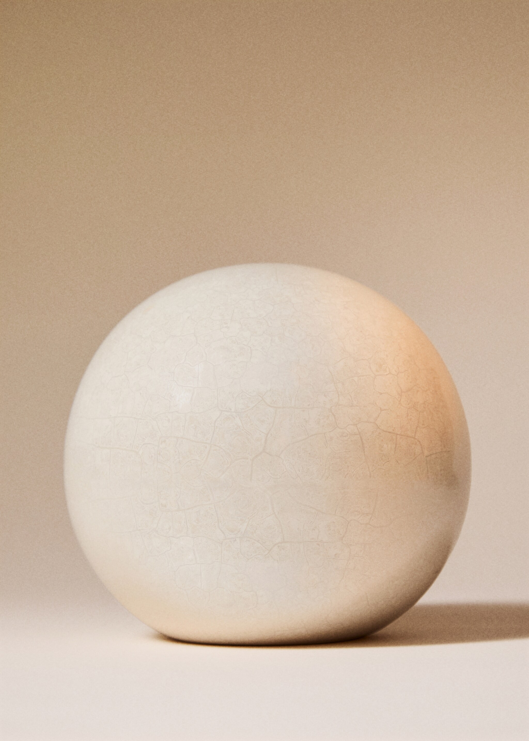 Large ceramic decorative marble - General plane, Light/Pastel Grey. Ref: 17008306-00.