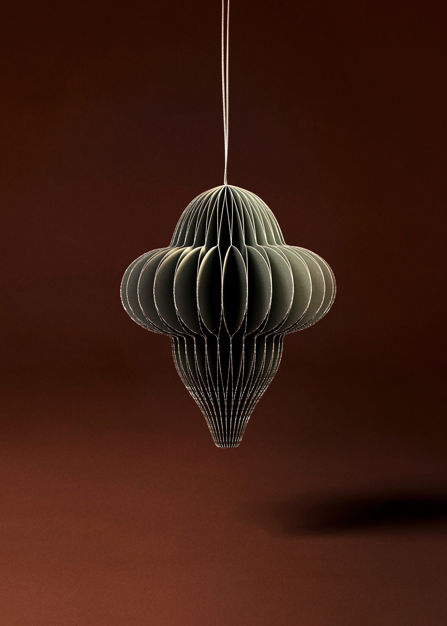 Set of paper Christmas ornaments - General plane