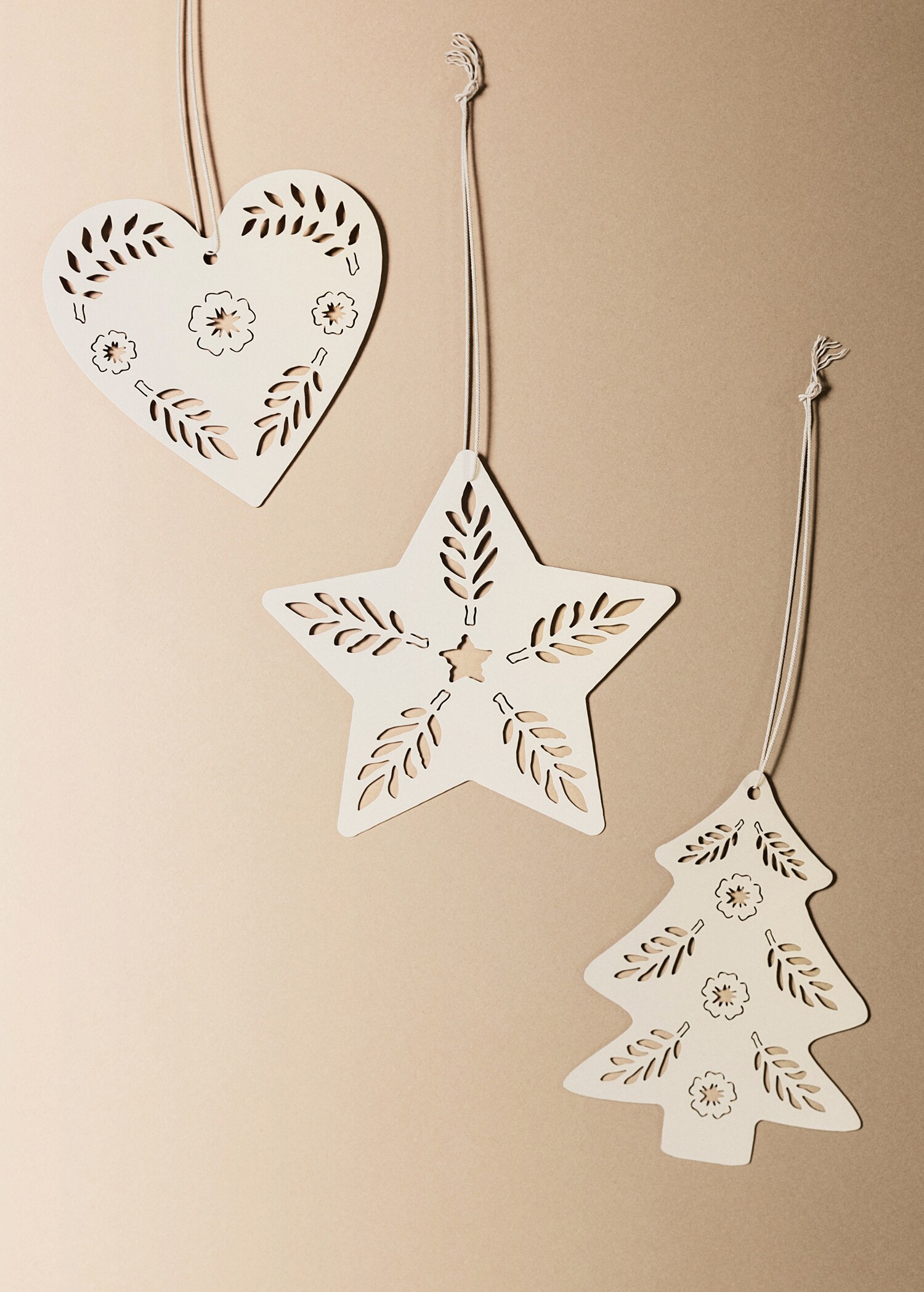 Paper tree ornaments 9 pcs - General plane