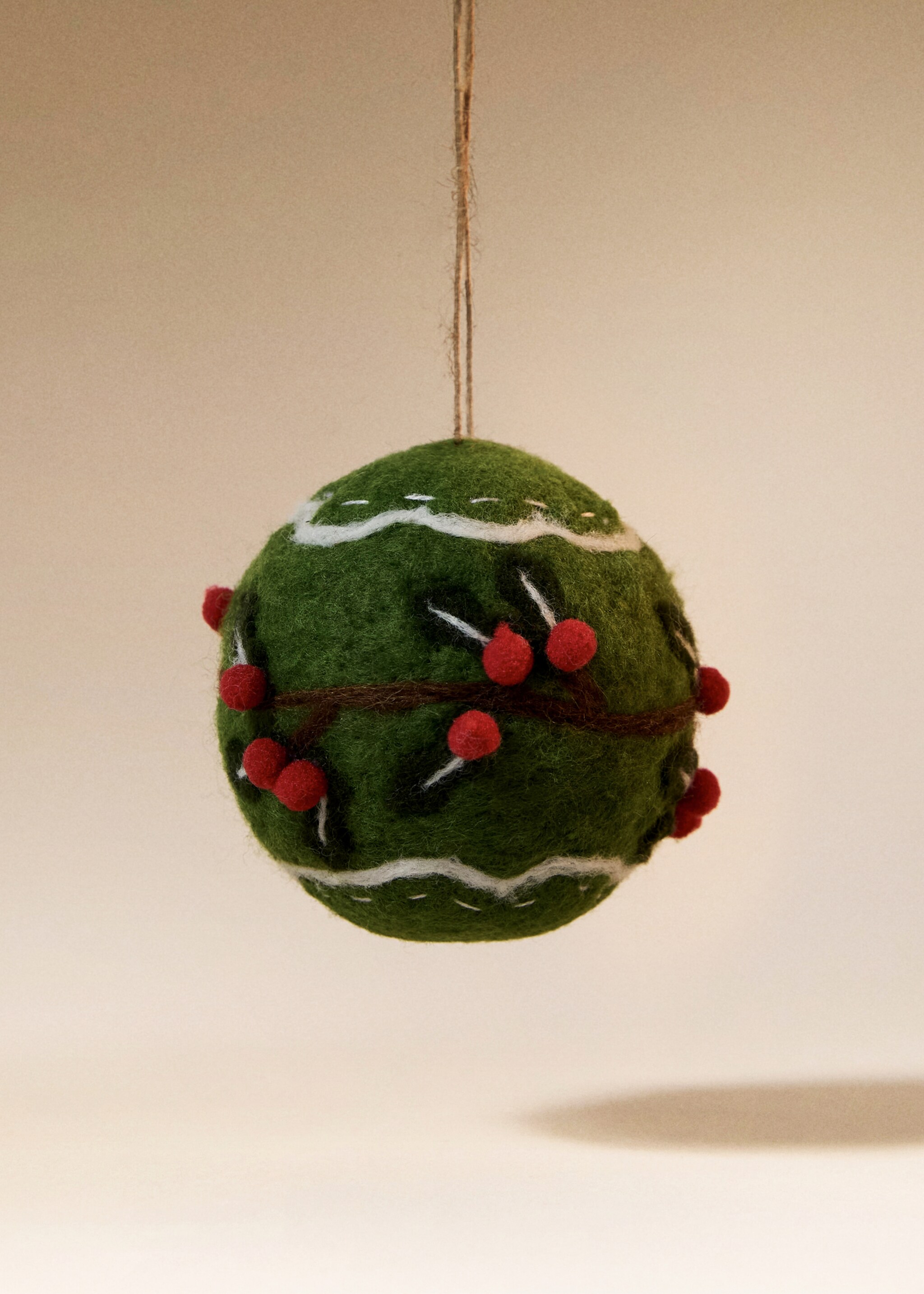 Felt tree ornaments - General plane, Green. Ref: 17008328-00.