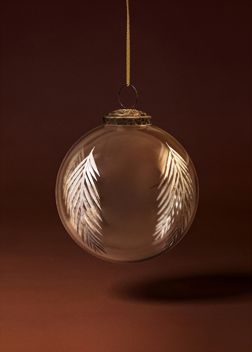 Borosilicate glass tree decoration