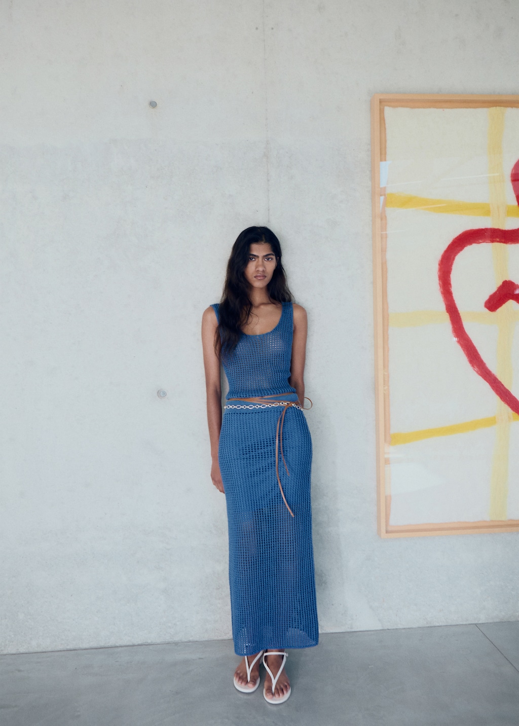 Knitted crop top - Women | MANGO Greece