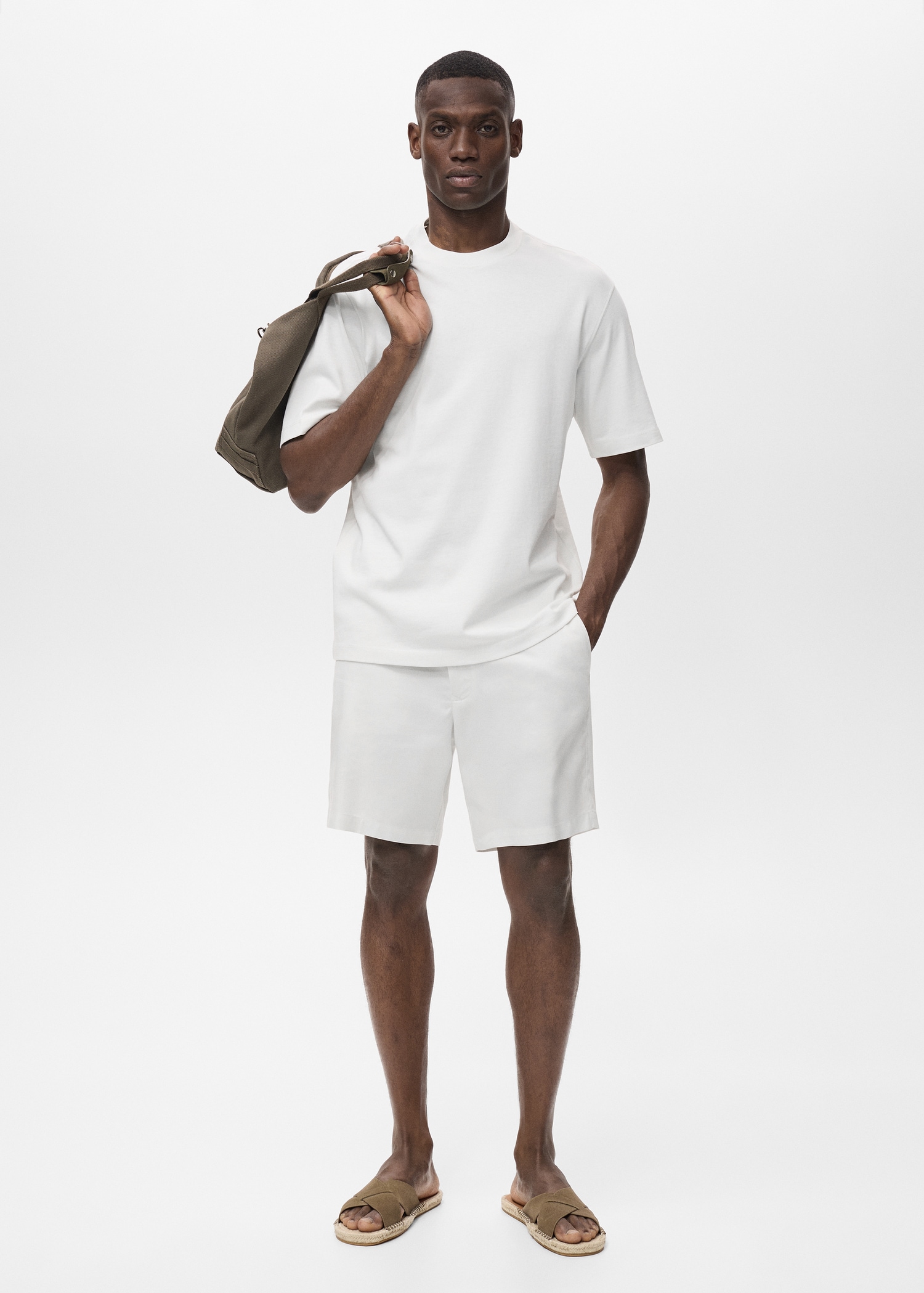 T-shirt 100 % coton relaxed-fit - Plan général