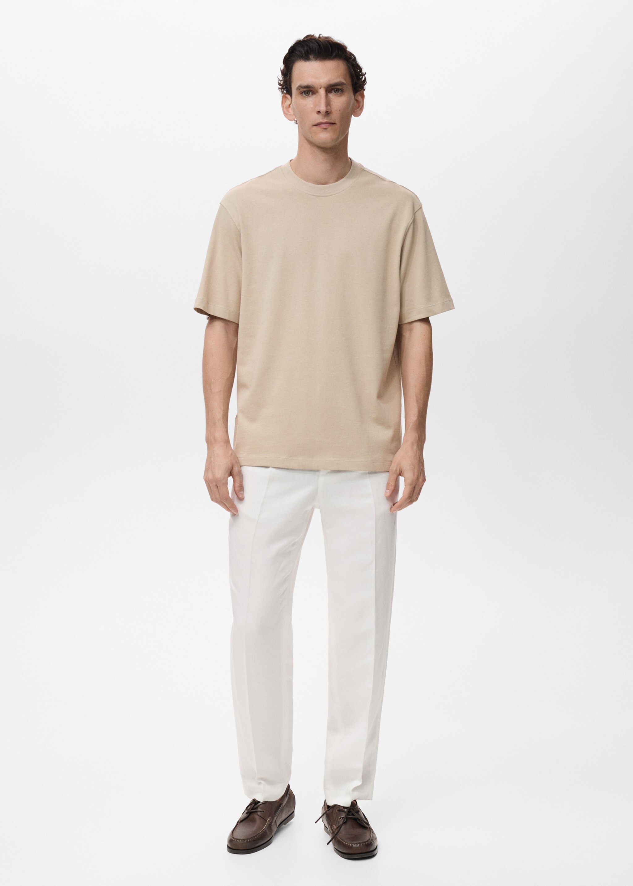 T-shirt 100 % coton relaxed-fit - Plan général