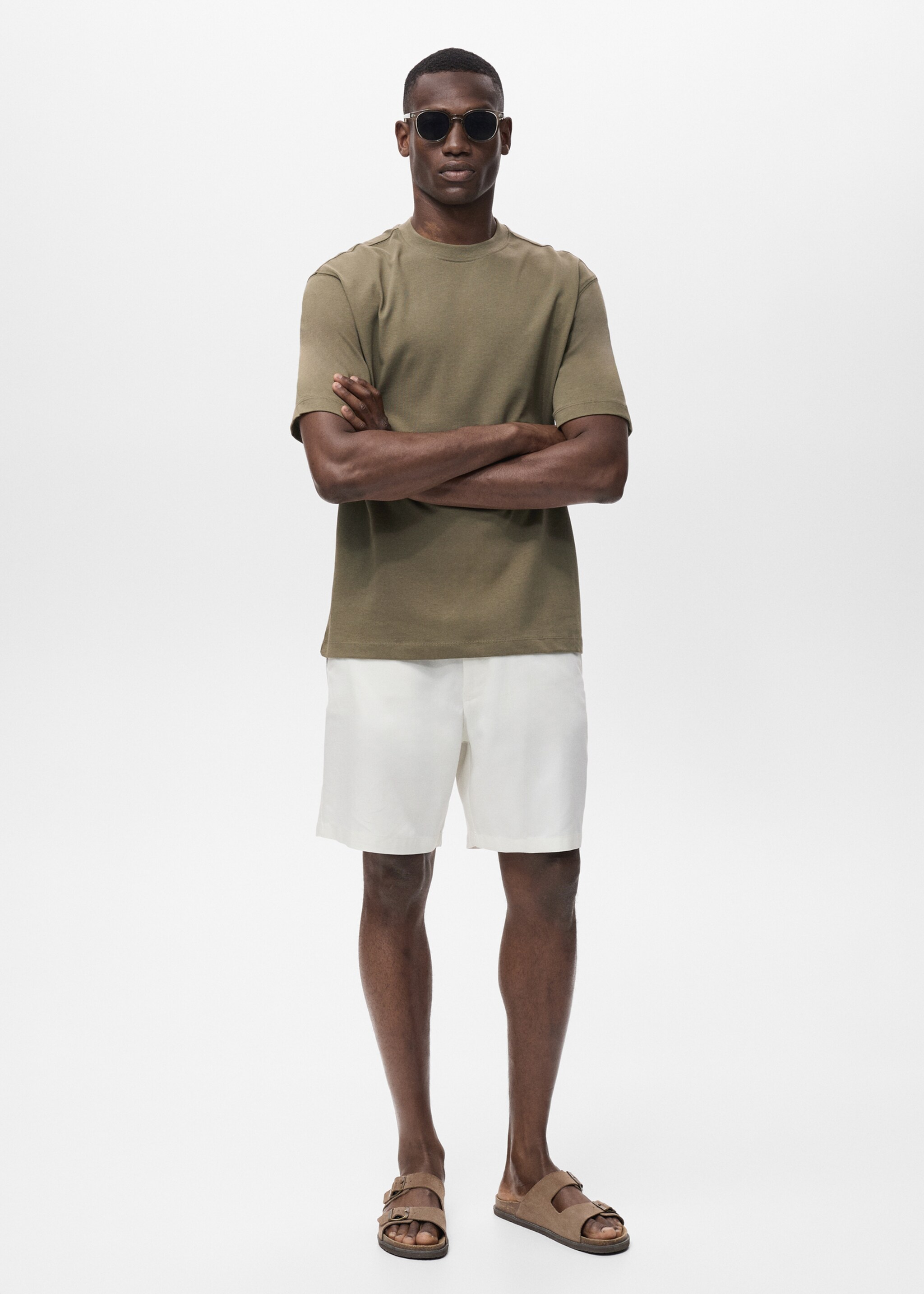 T-shirt 100 % coton relaxed-fit - Plan général