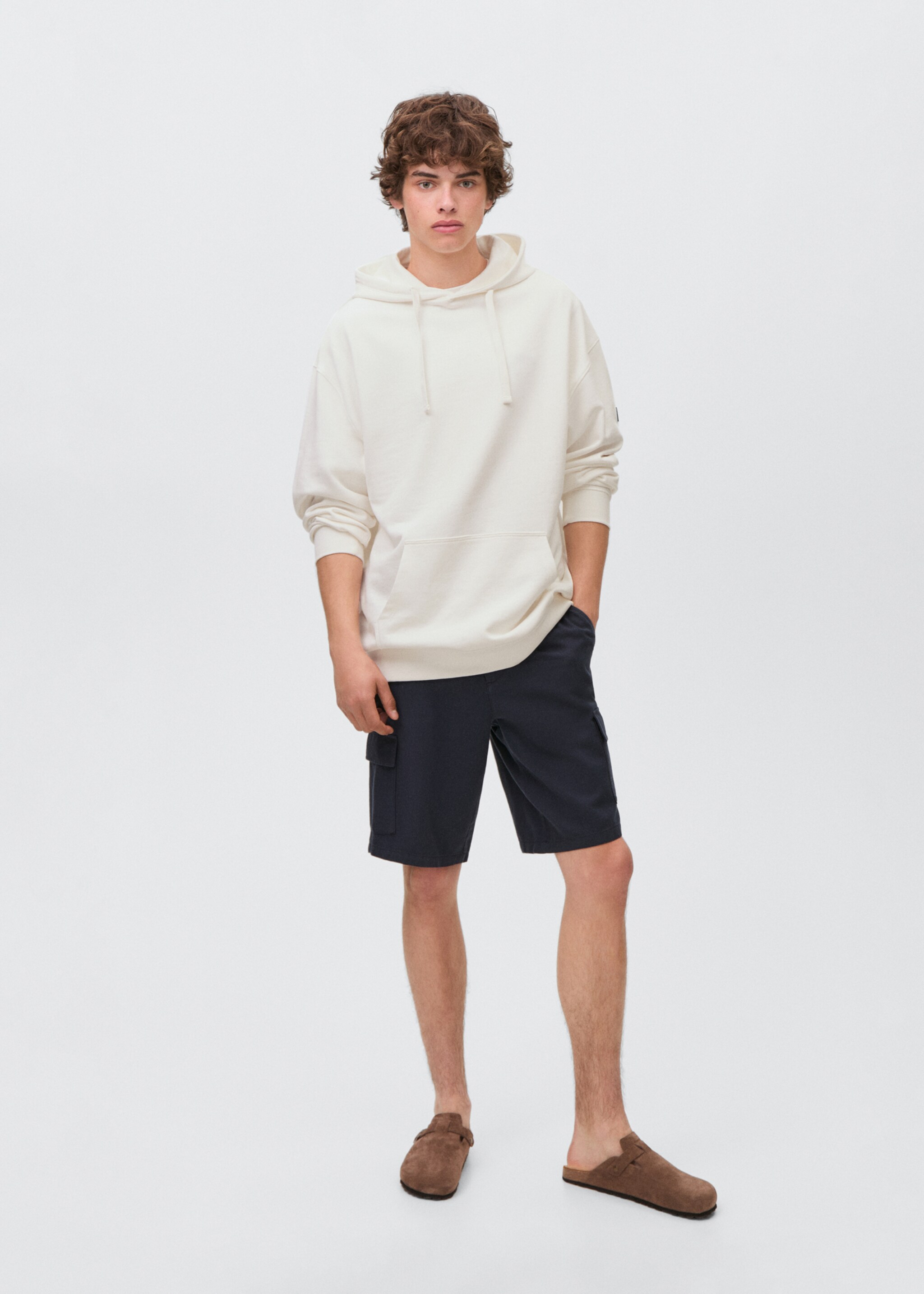Baumwoll-Hoodie - Allgemeine Ansicht